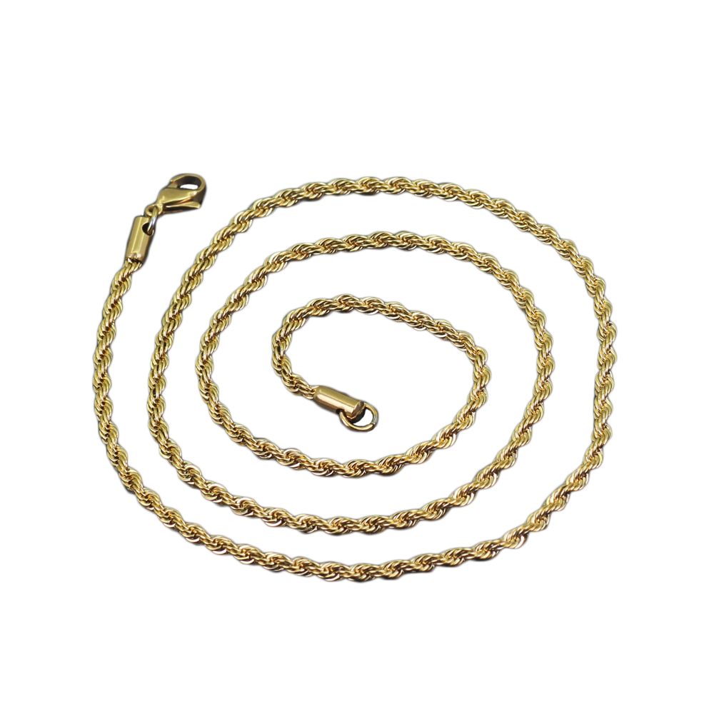 Collier chaîne en corde