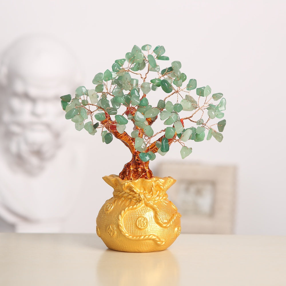 fortune money tree Green Aventurine Feng Shui Money Tree