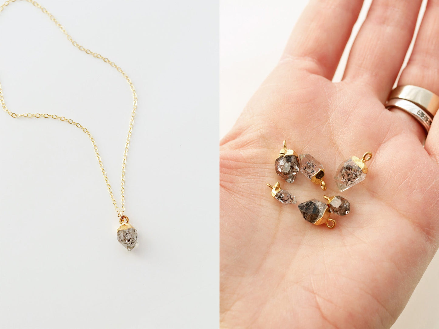 Gemstone Drop Necklace