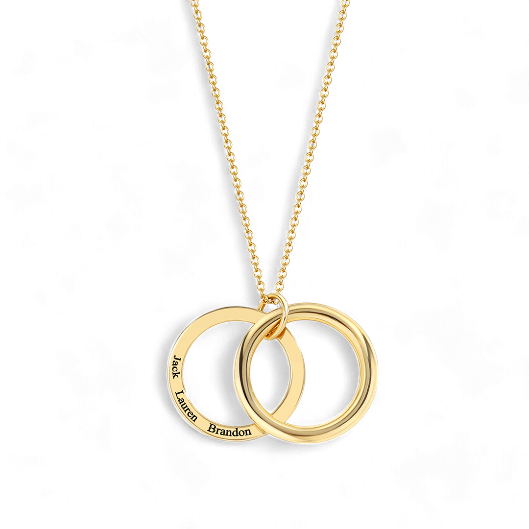 Hidden Message Ring Necklace