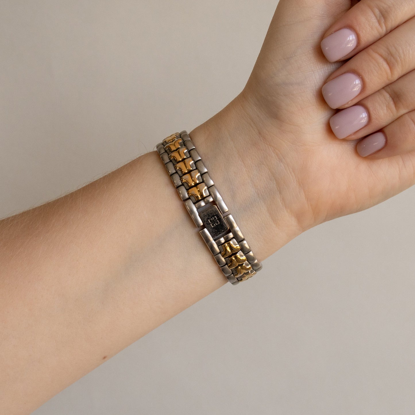 Montre vintage Givenchy Bold bicolore