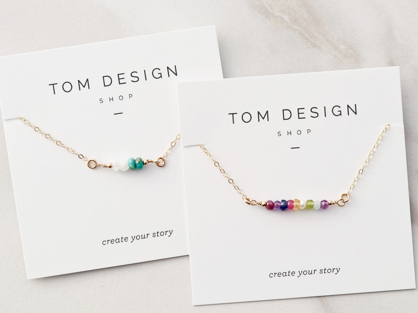 Gemstone Birthstone Bar - Build Your Own