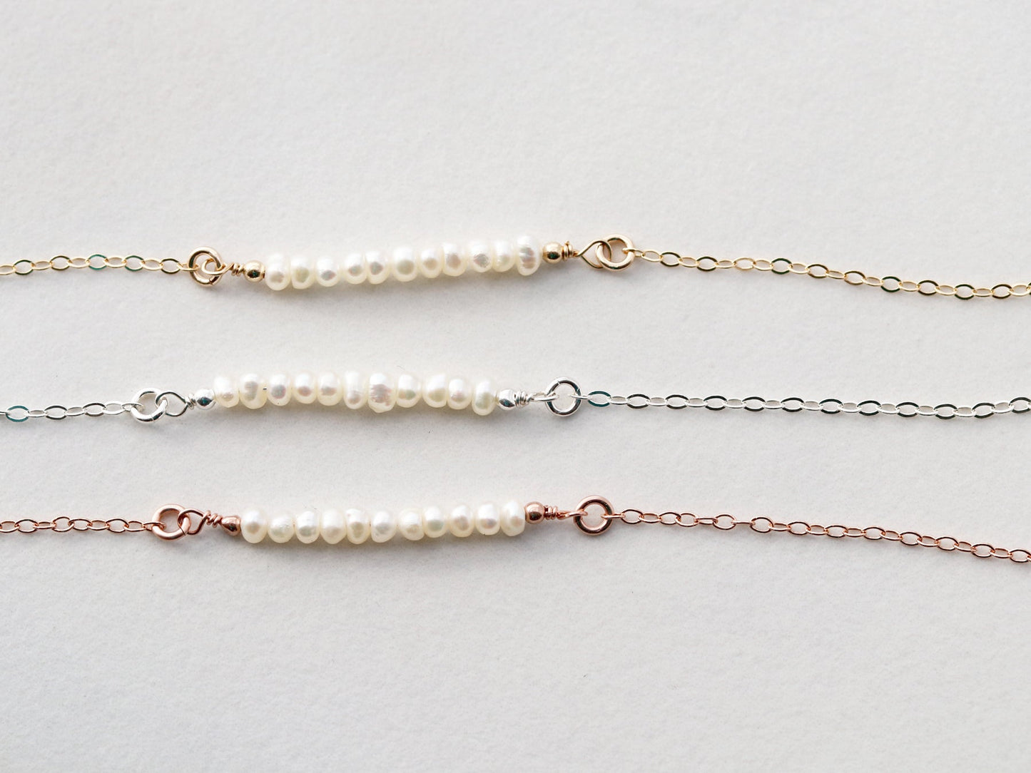 Gemstone Bar Necklace