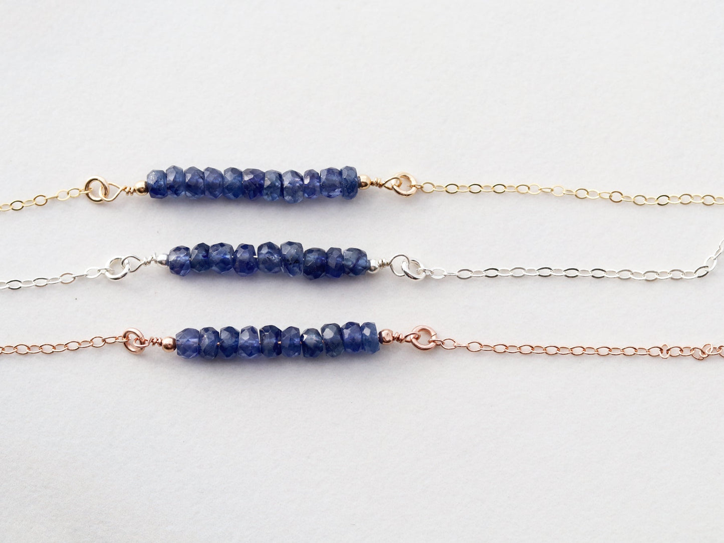 Gemstone Bar Necklace