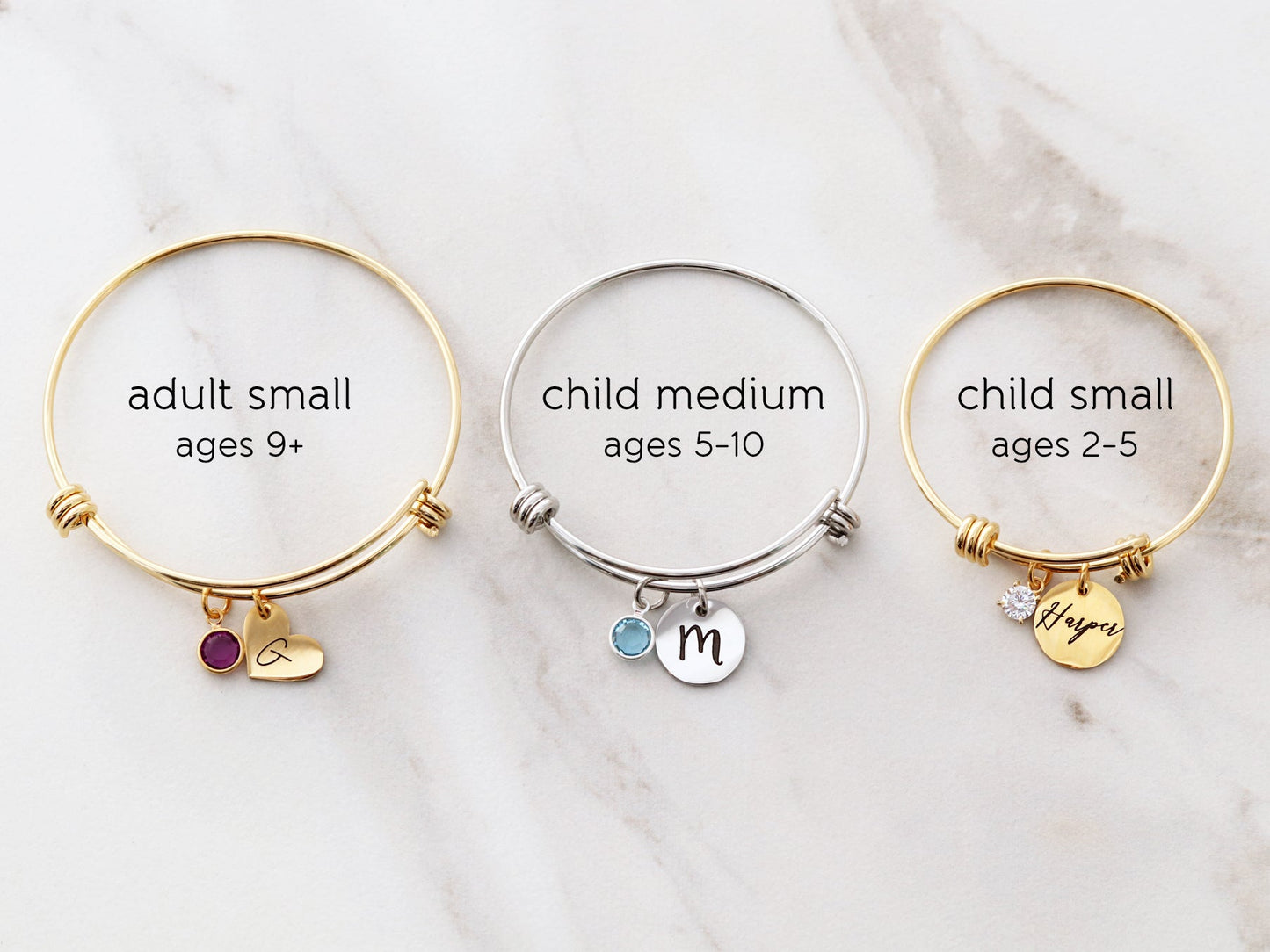 Children's Initial Bracelet