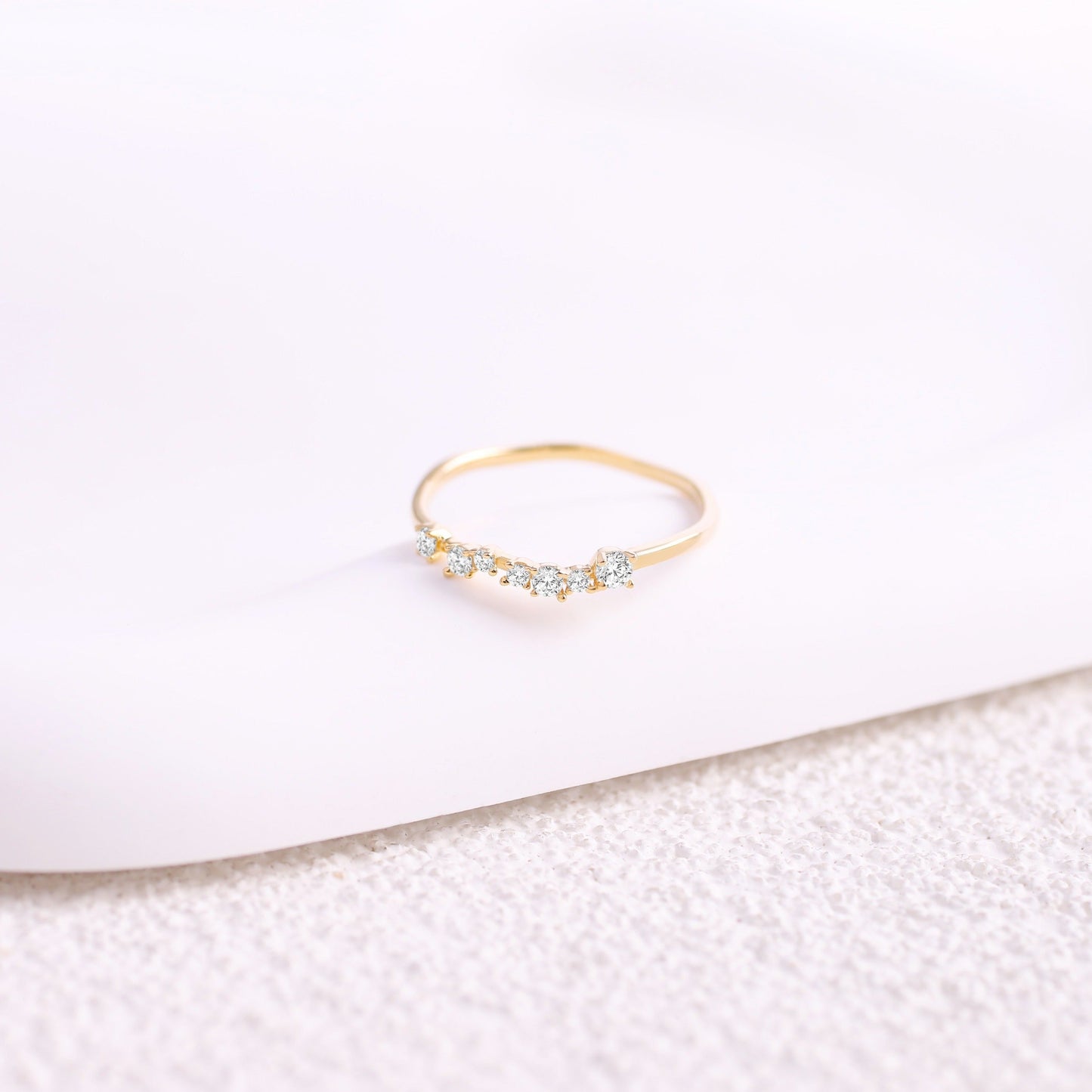 Bague en diamant scintillant