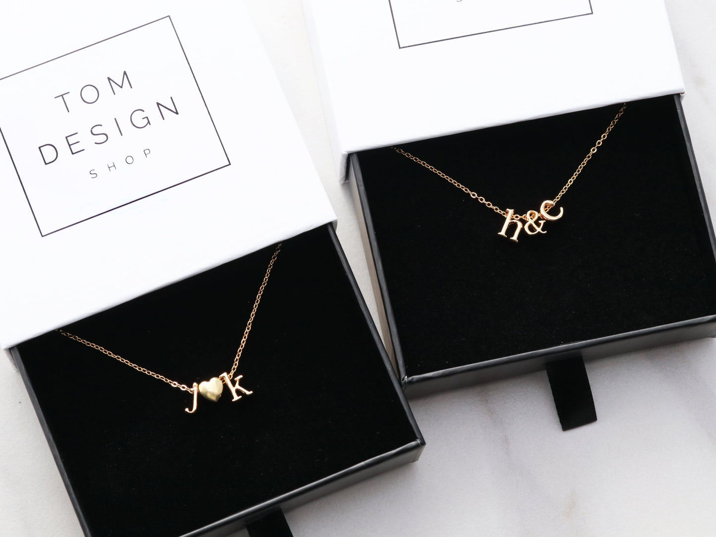 Triple Charm Lowercase Necklace