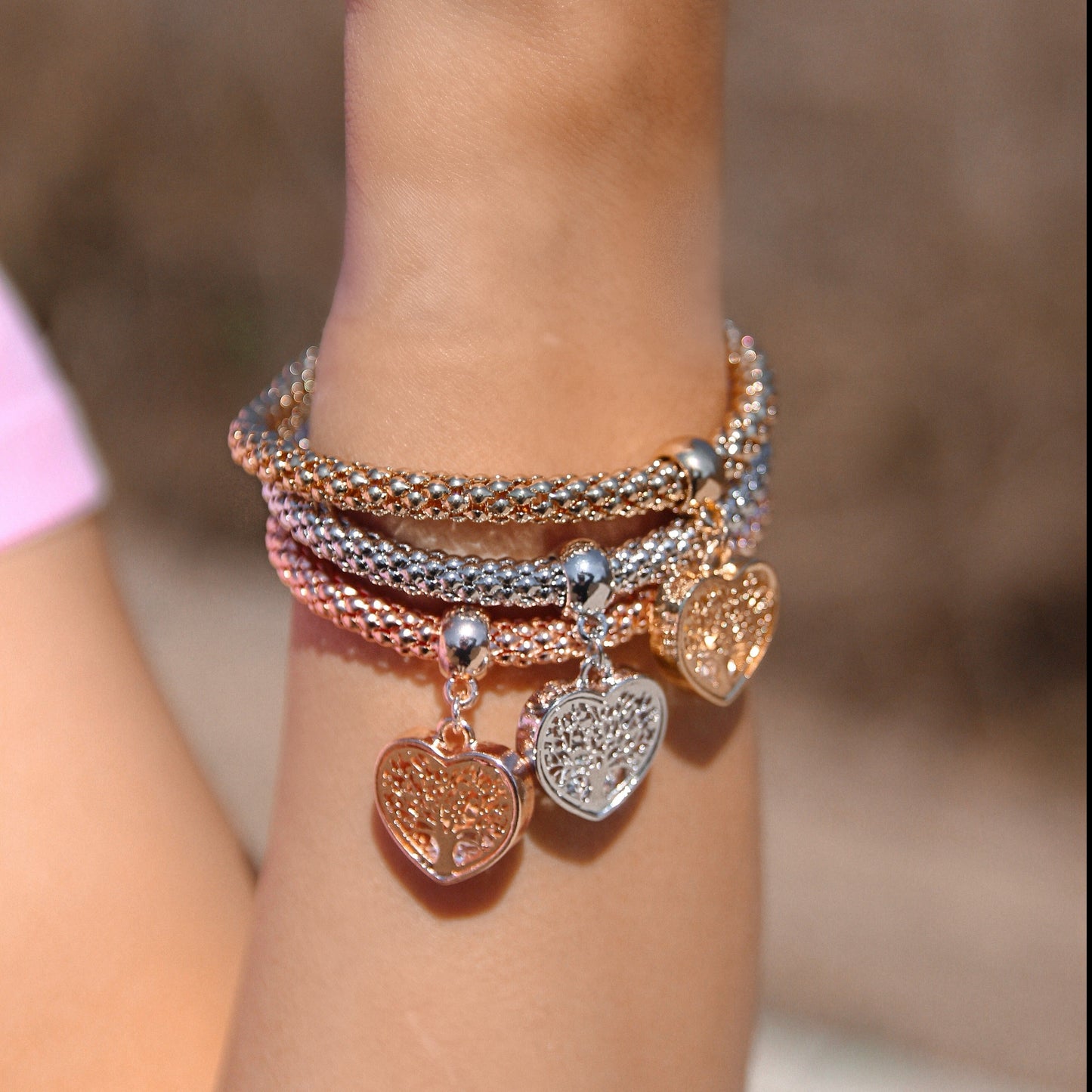 Baum des Lebens – Limitierte Auflage Herz-Charm-Armband