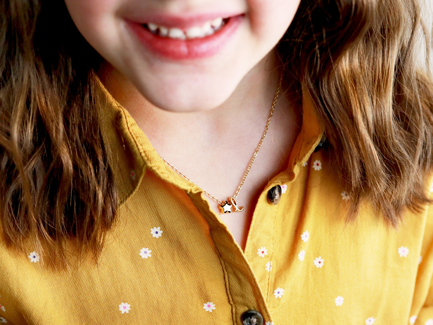 Collier Initiale pour Enfant