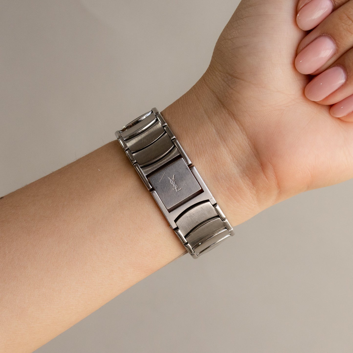 Montre vintage YSL Swiss Bold bicolore