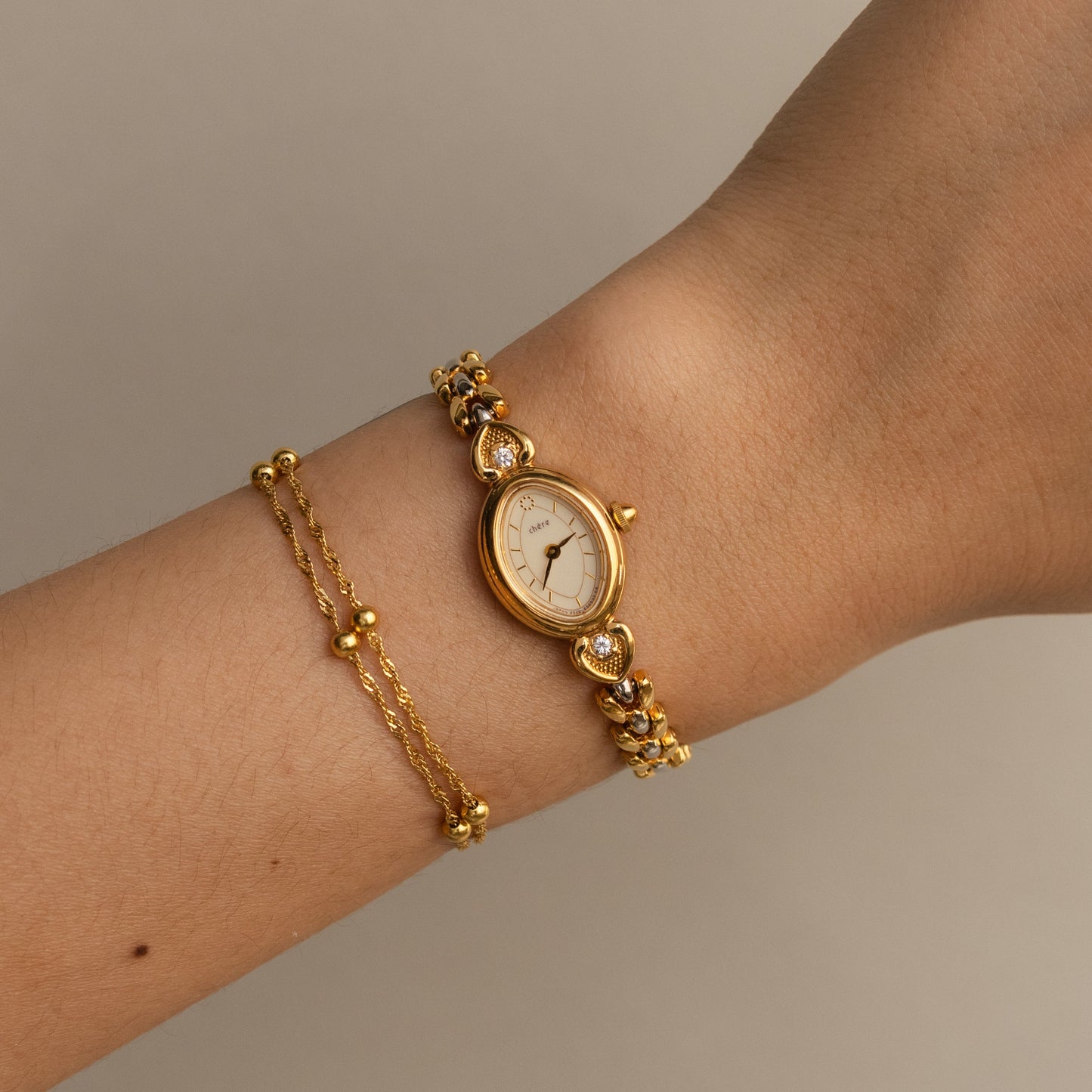 Montre vintage Citizen Chere Oval Gold