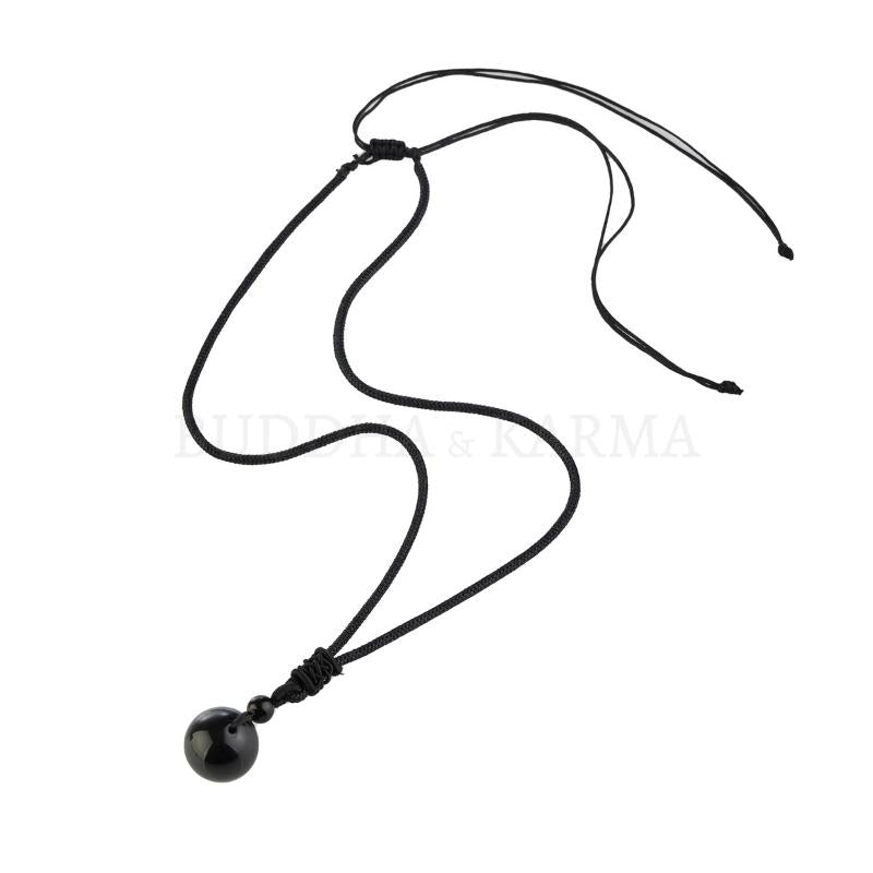 Collier en obsidienne arc-en-ciel - Œil de vérité