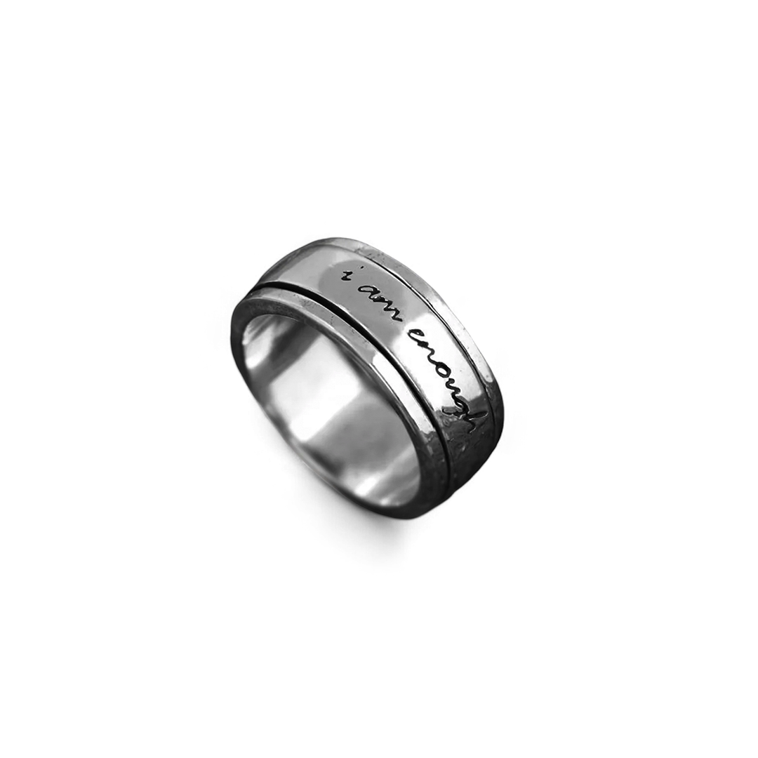 Je suis assez Spinning Fidget Ring