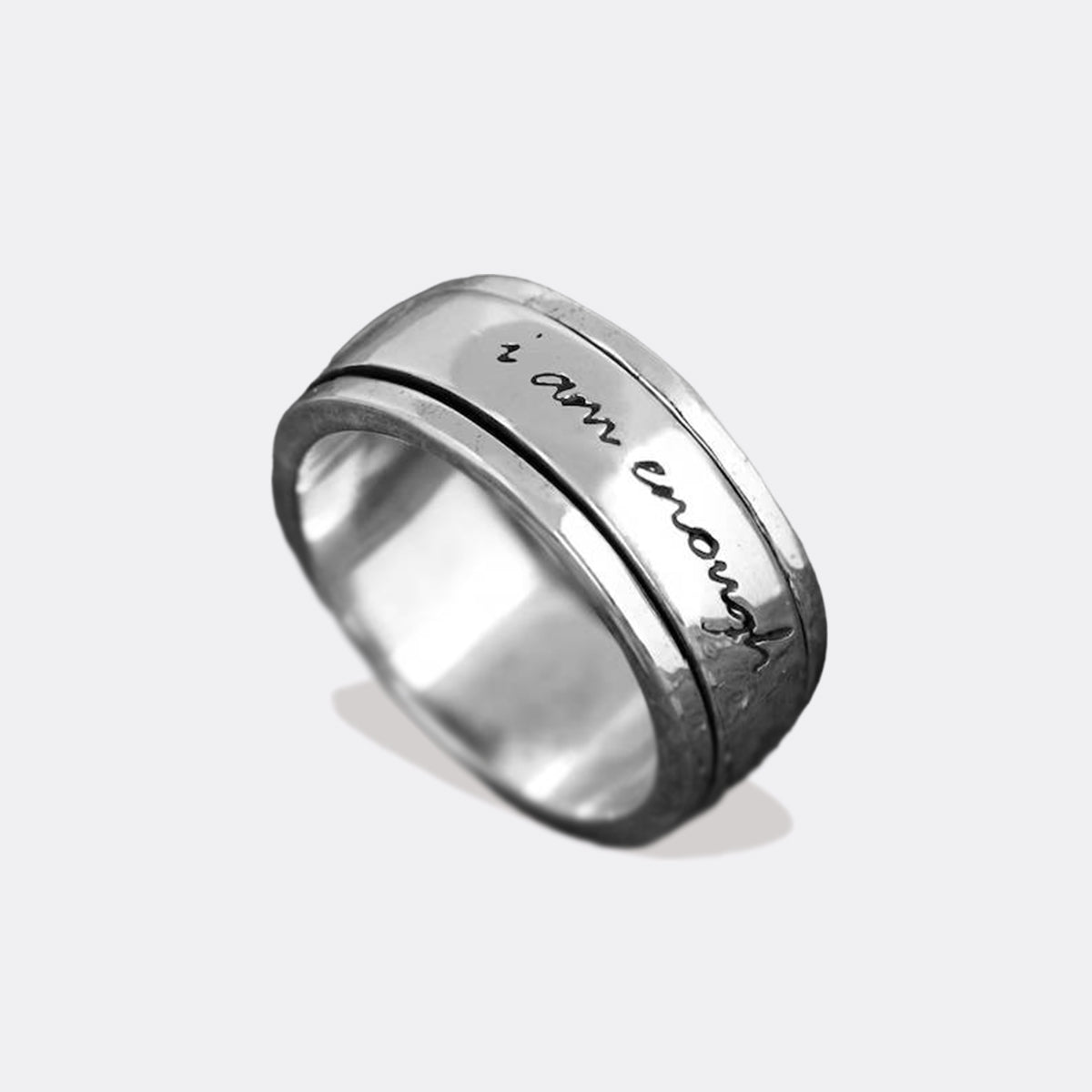 Je suis assez Spinning Fidget Ring