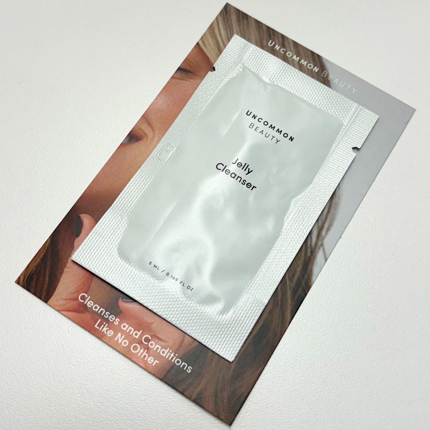 Échantillon de gel nettoyant