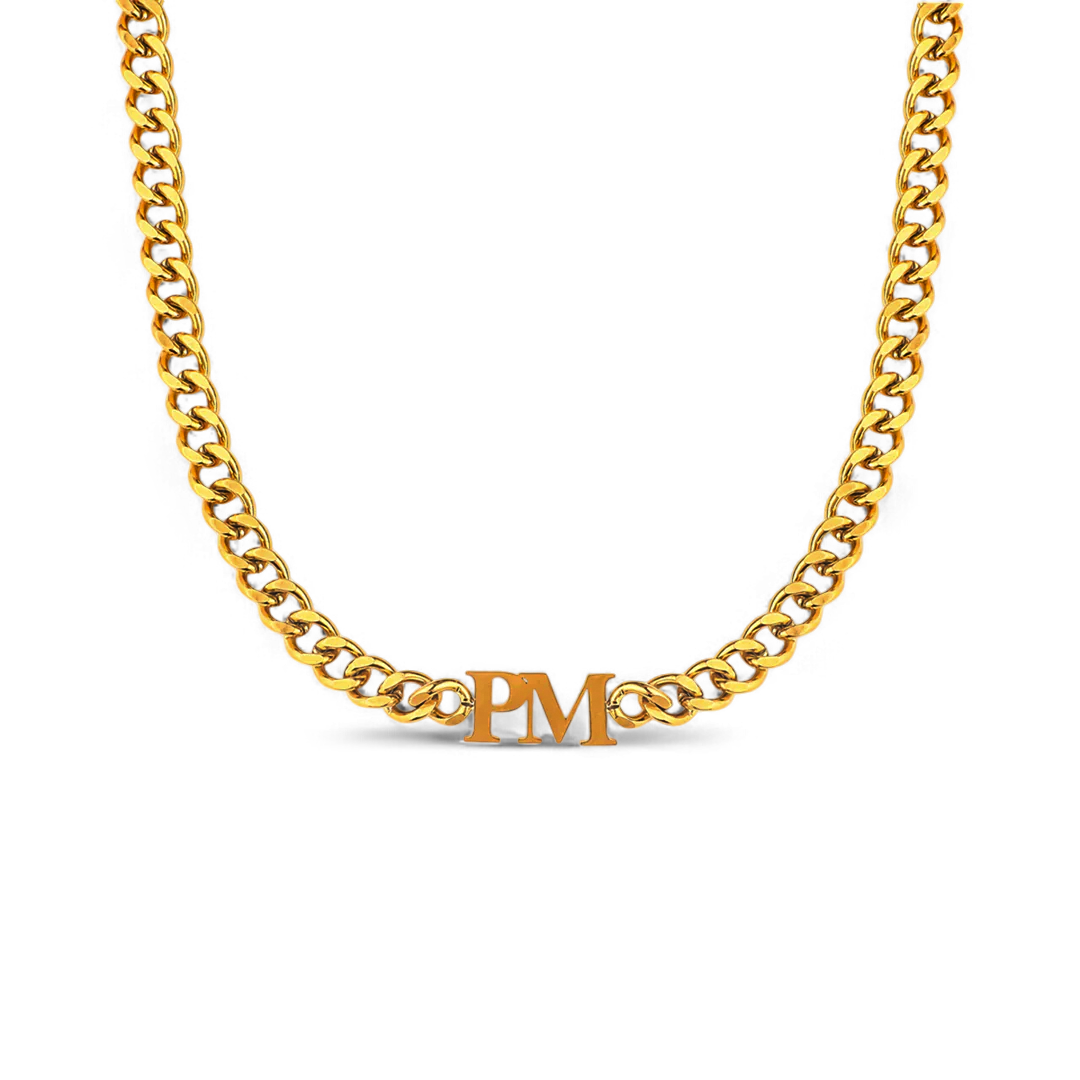 Collier ras du cou initial