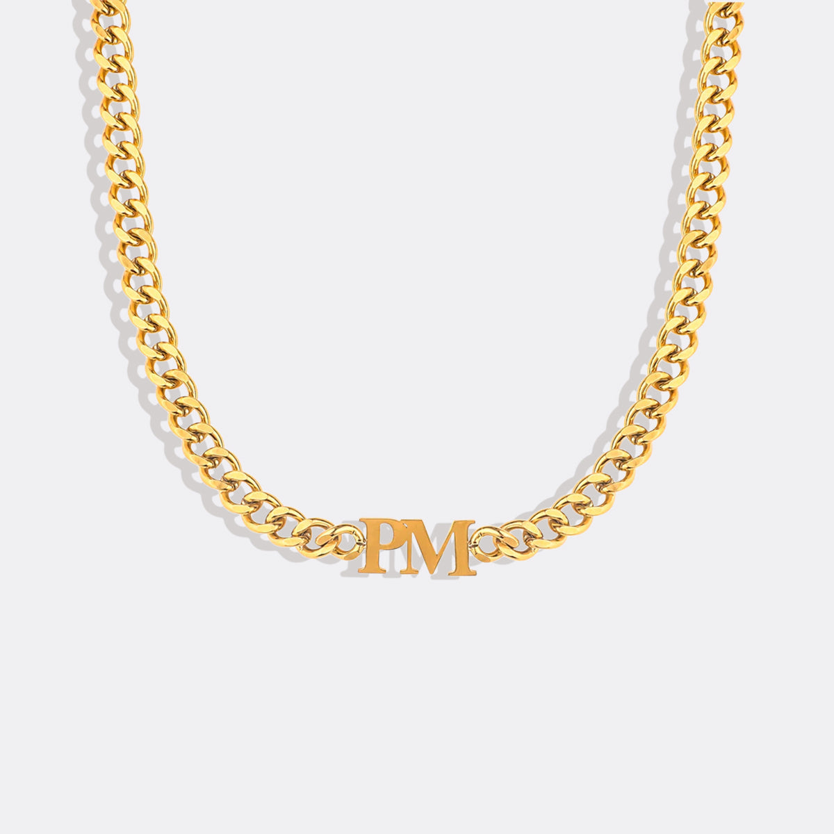 Collier ras du cou initial