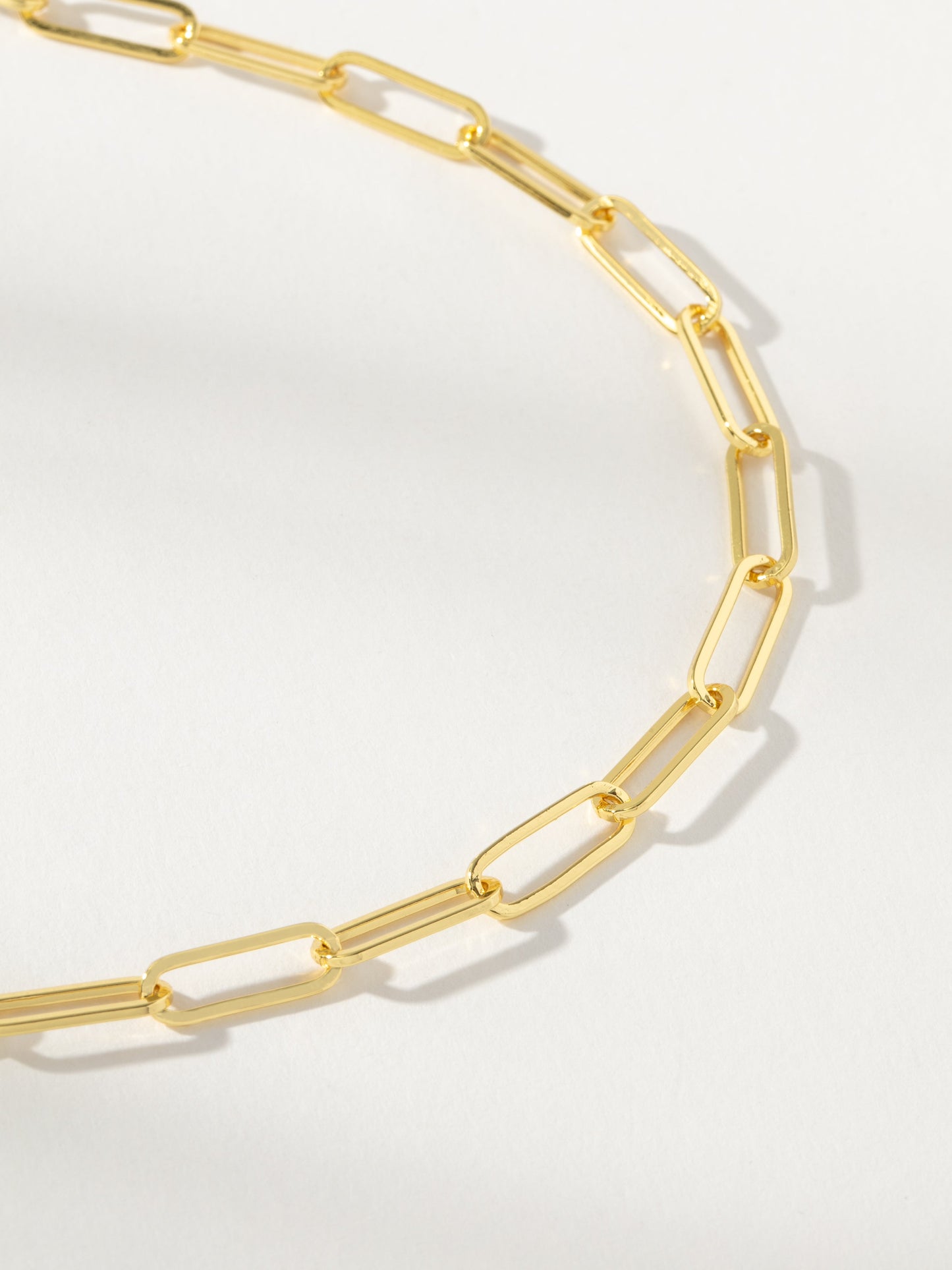 Collier fin à maillons