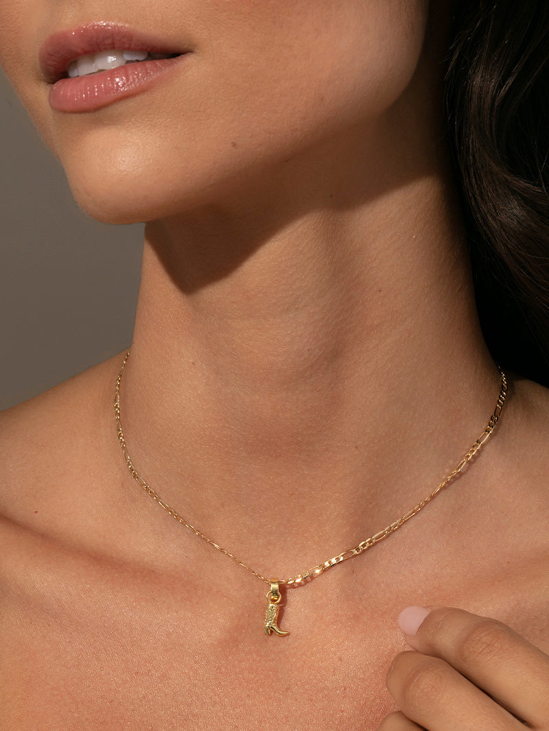 Breloque en forme de botte de cowboy