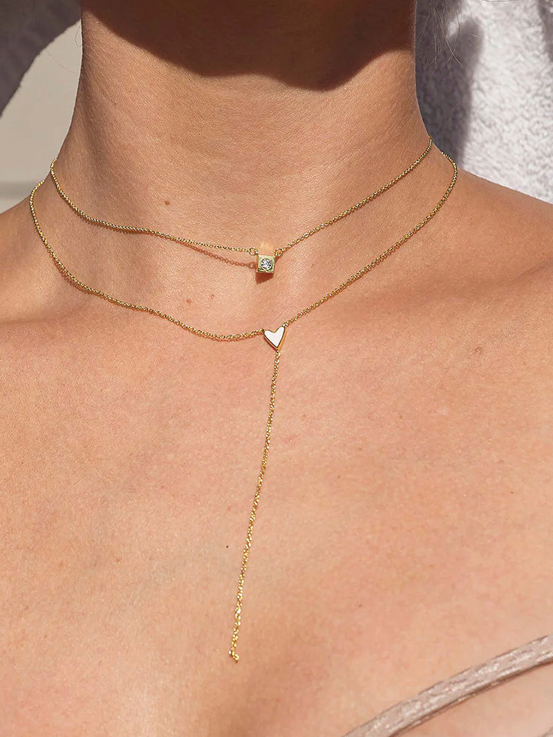 Collier Lariat Amour