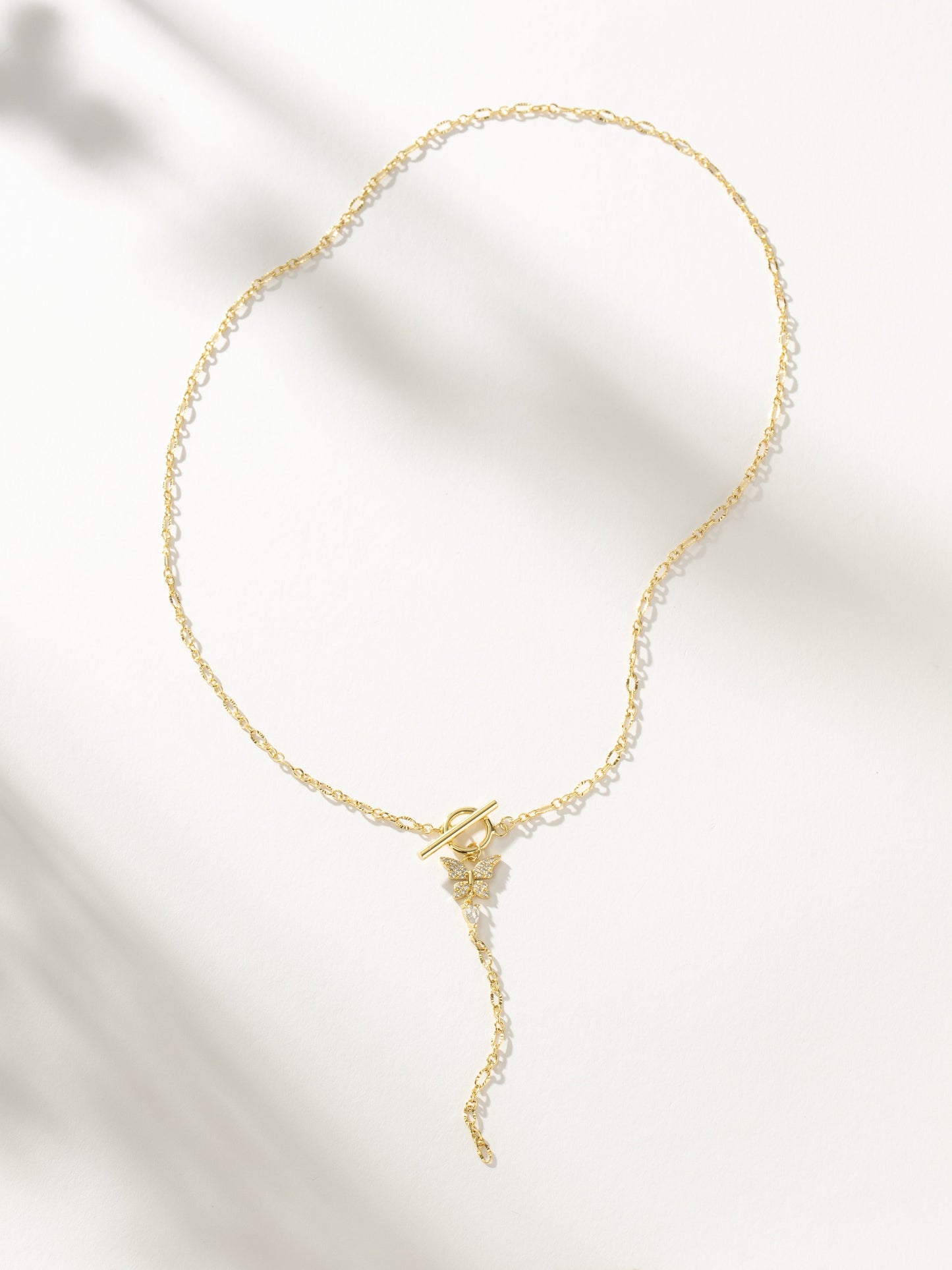 Collier Lariat Papillon