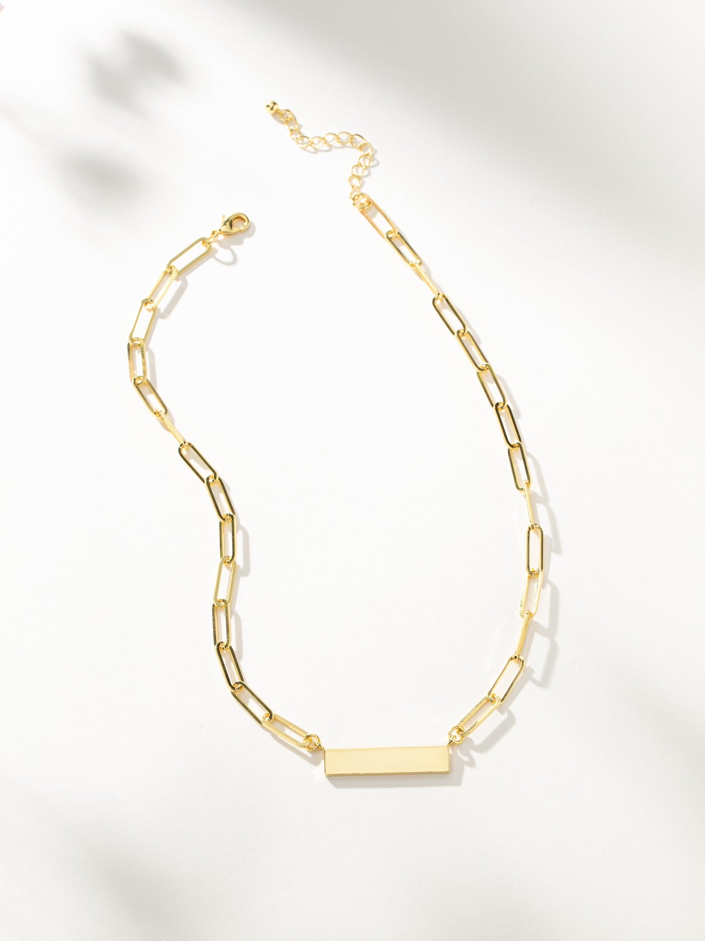 Collier chaîne et barre