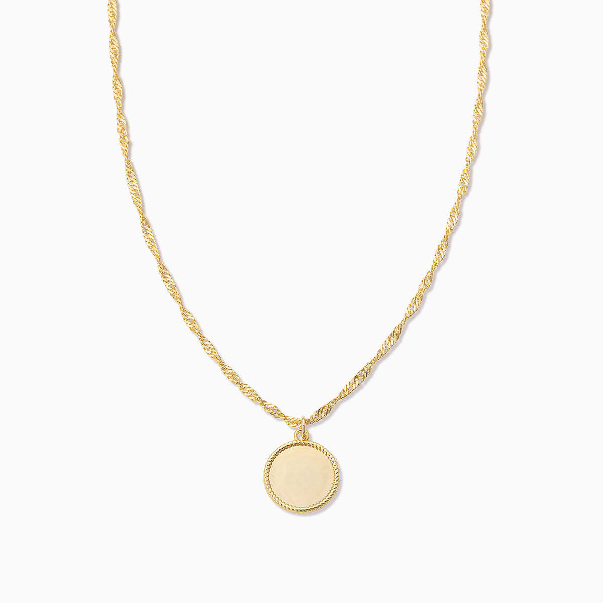 Collier pendentif cercle