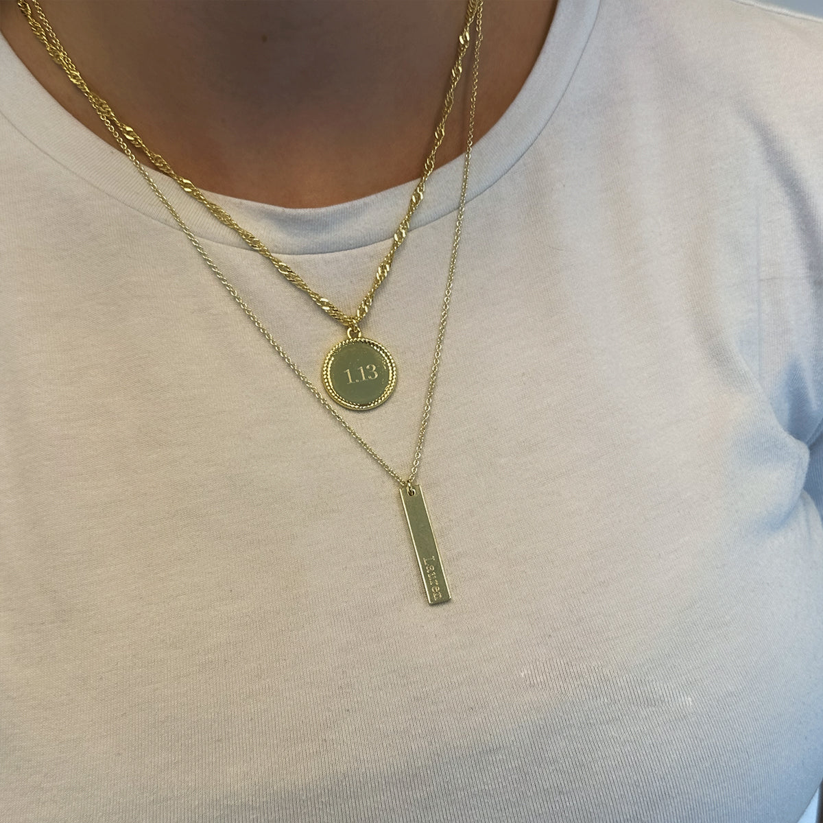Collier pendentif cercle