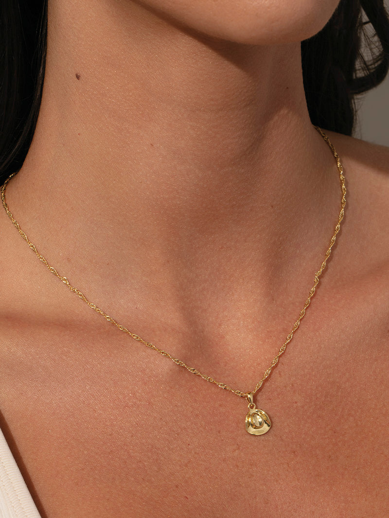 Collier avec pendentif chapeau de cowboy
