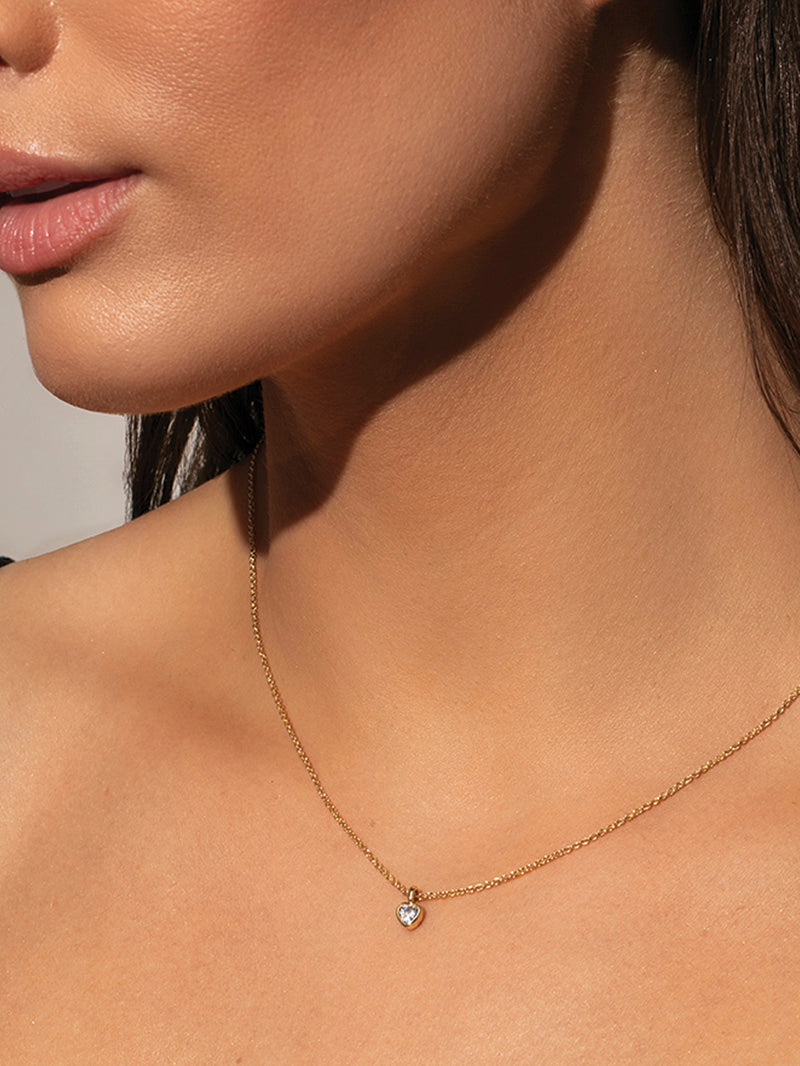 Collier Coeur en Diamant