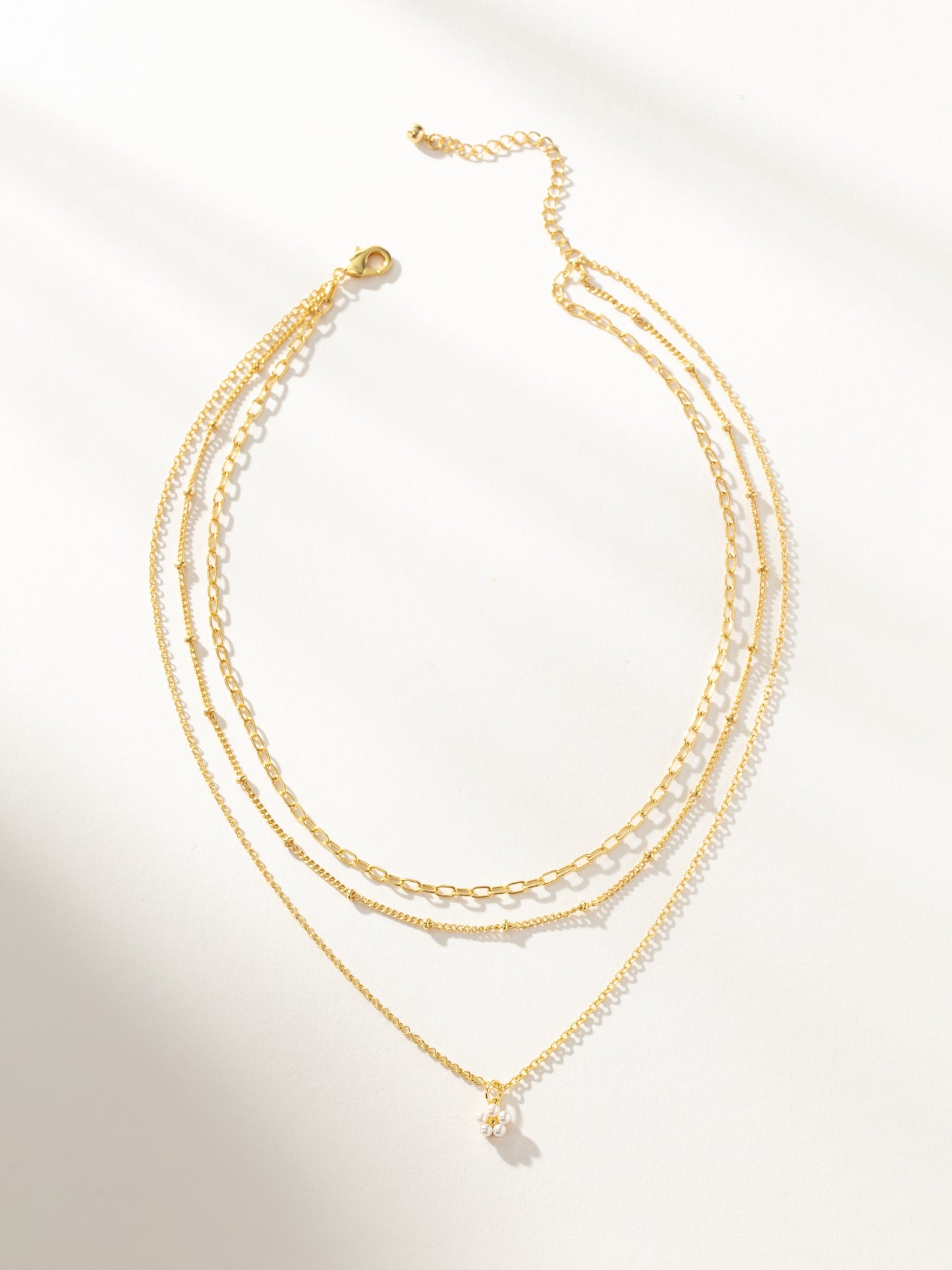 Collier pendentif fleur