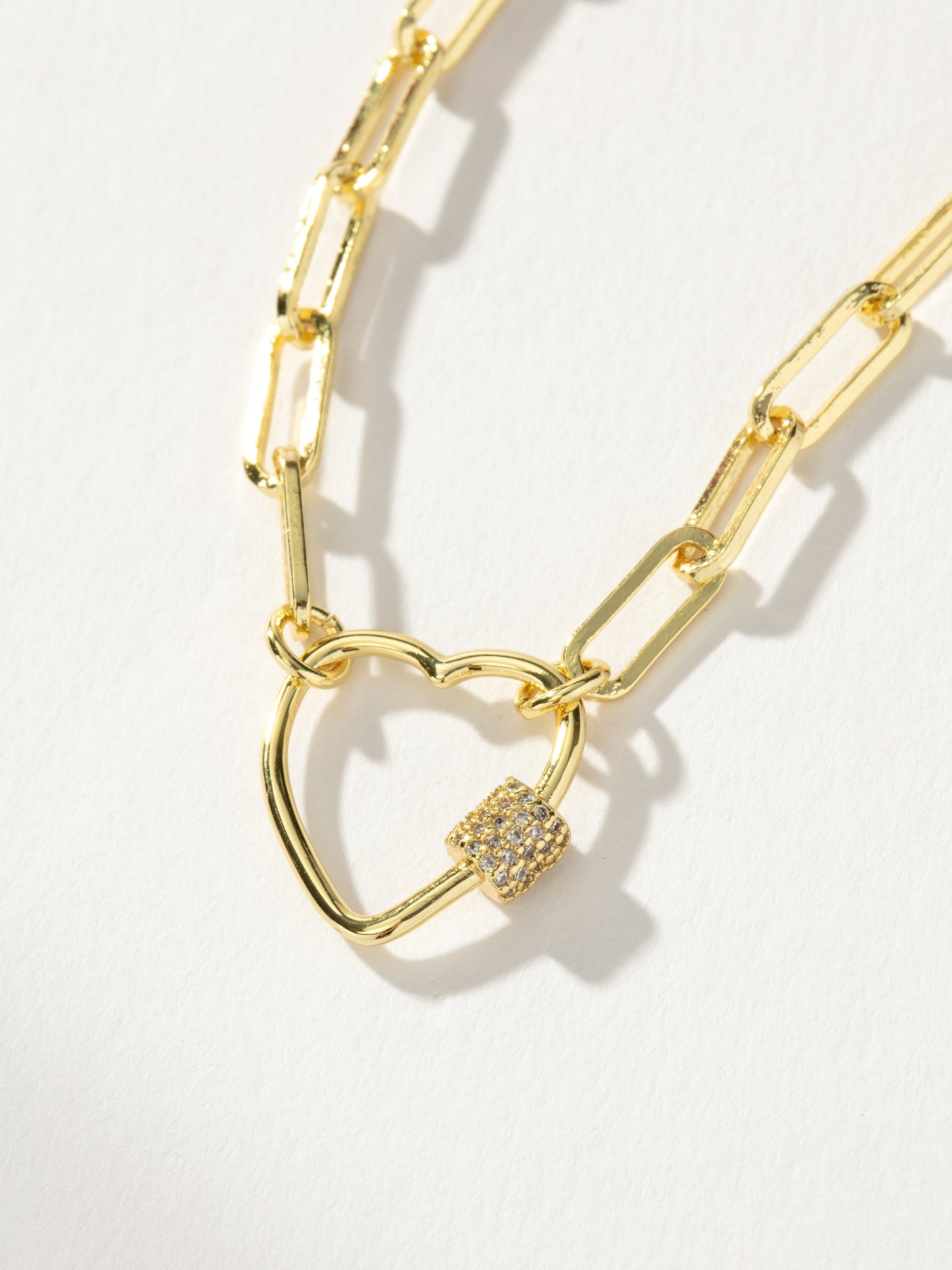 Collier Coeur Verrouillé