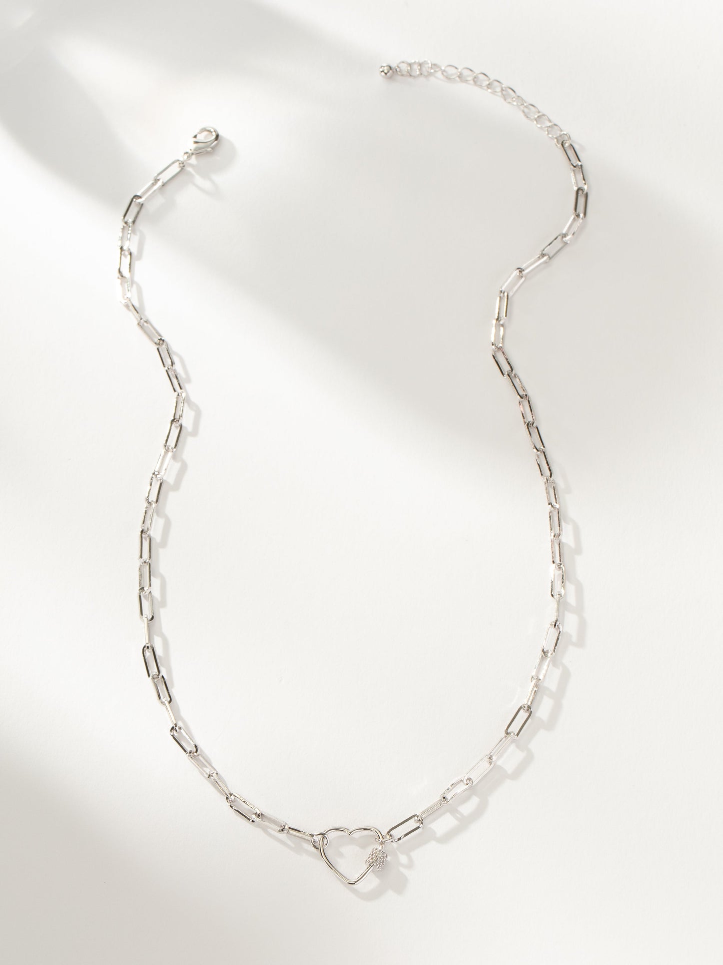 Collier Coeur Verrouillé