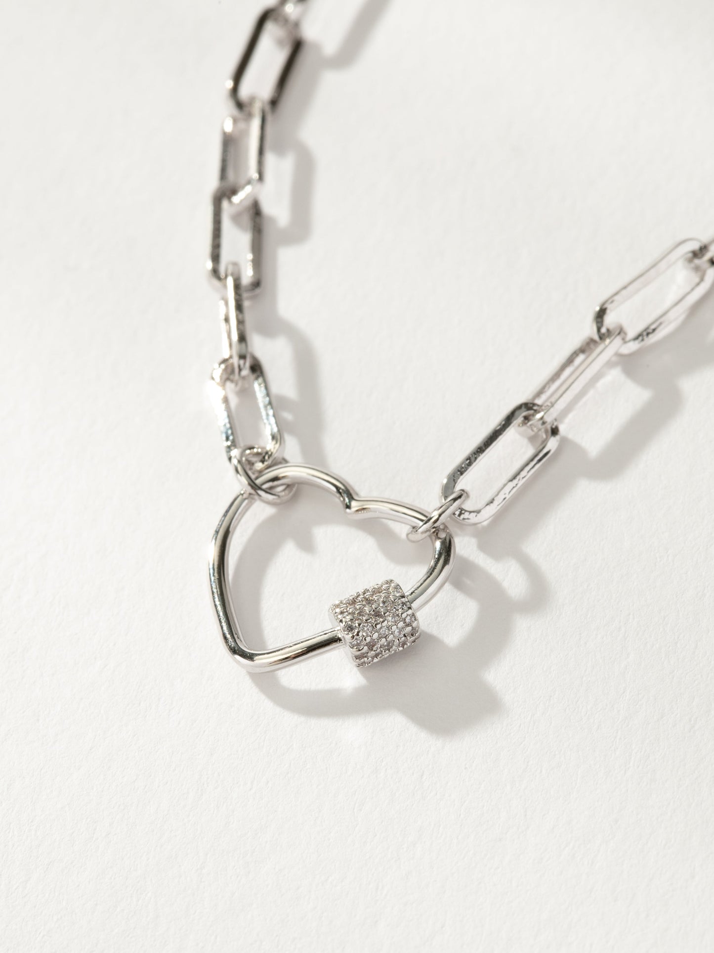 Collier Coeur Verrouillé