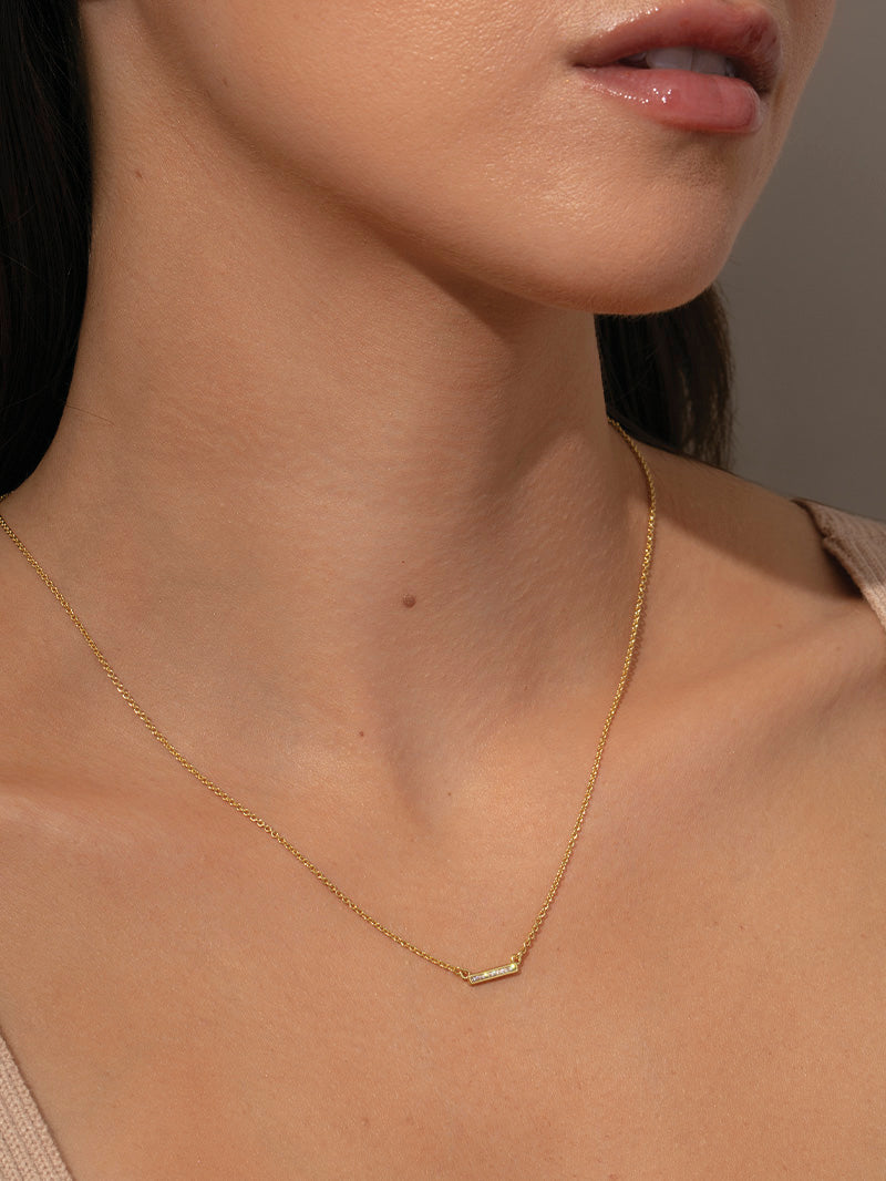 Collier Barre Rayon de Lumière