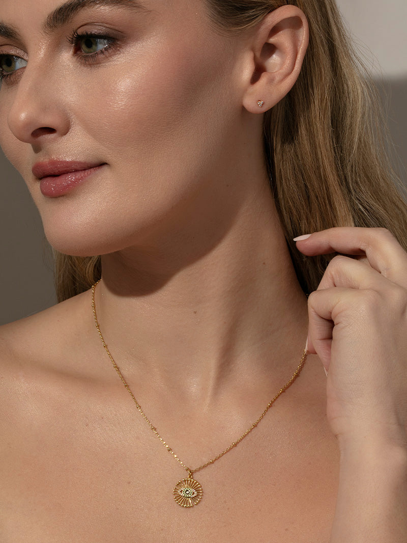 Collier pendentif mauvais œil