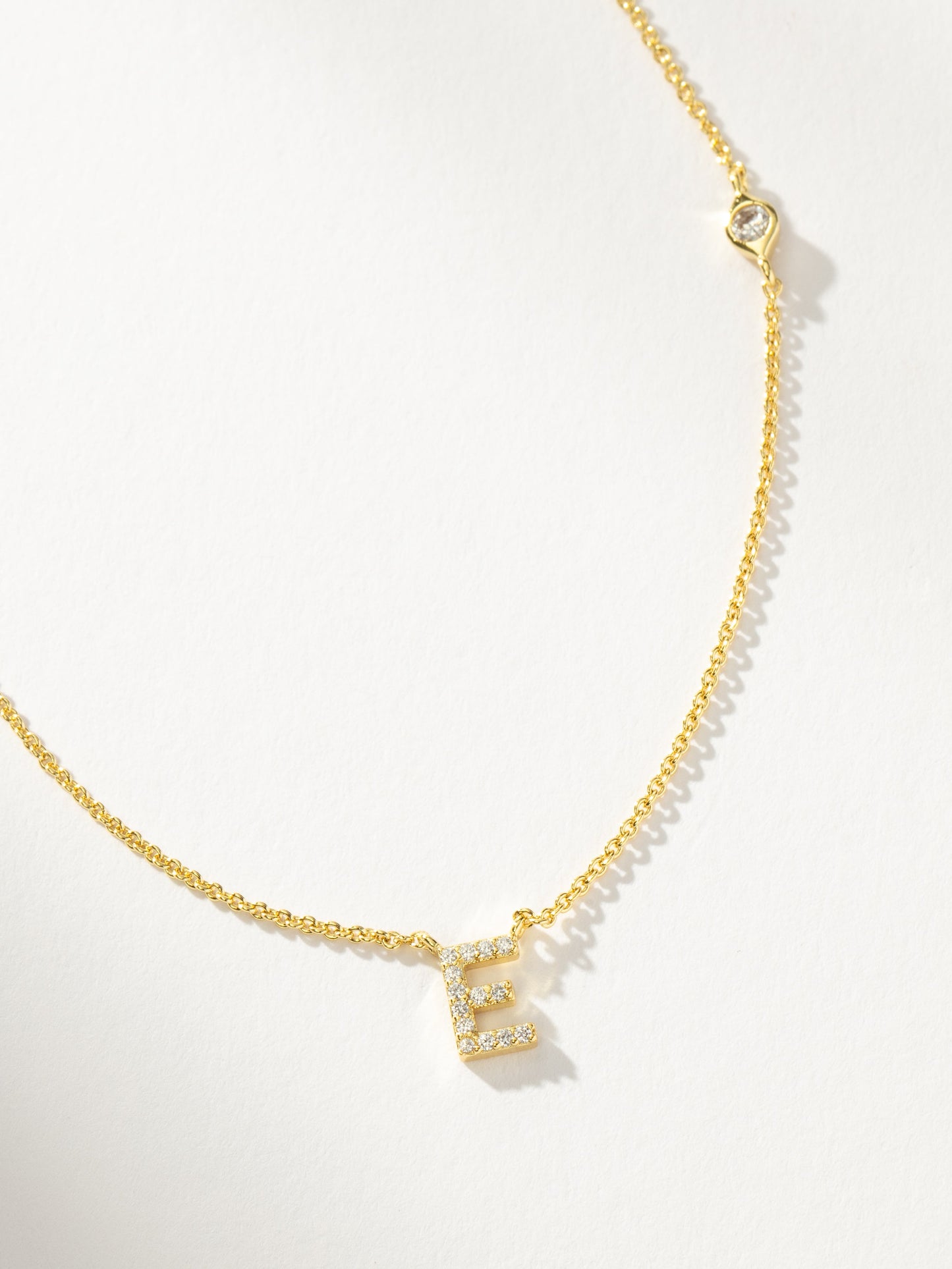 Collier Initiale Pavé