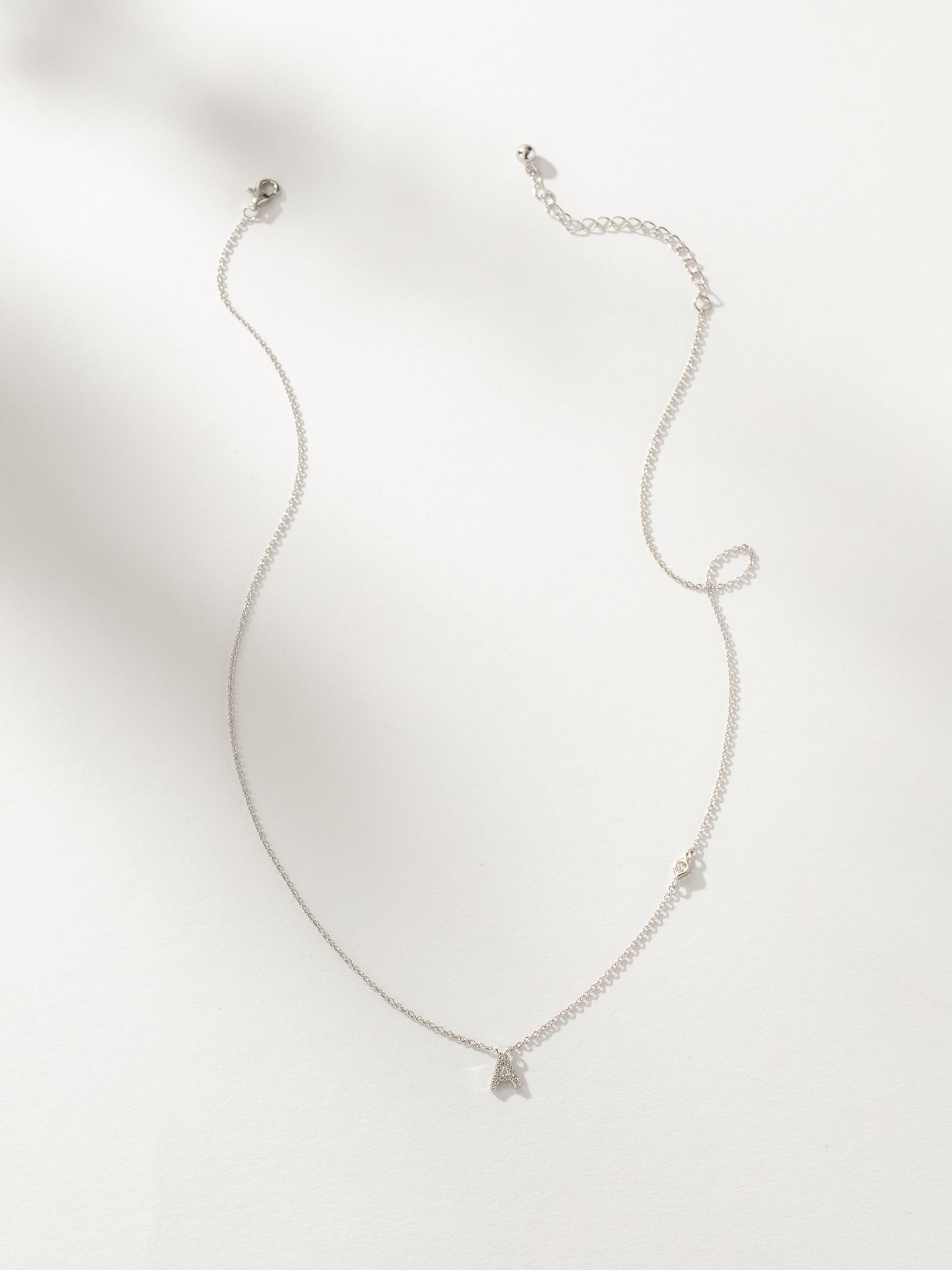 Collier Initiale Pavé