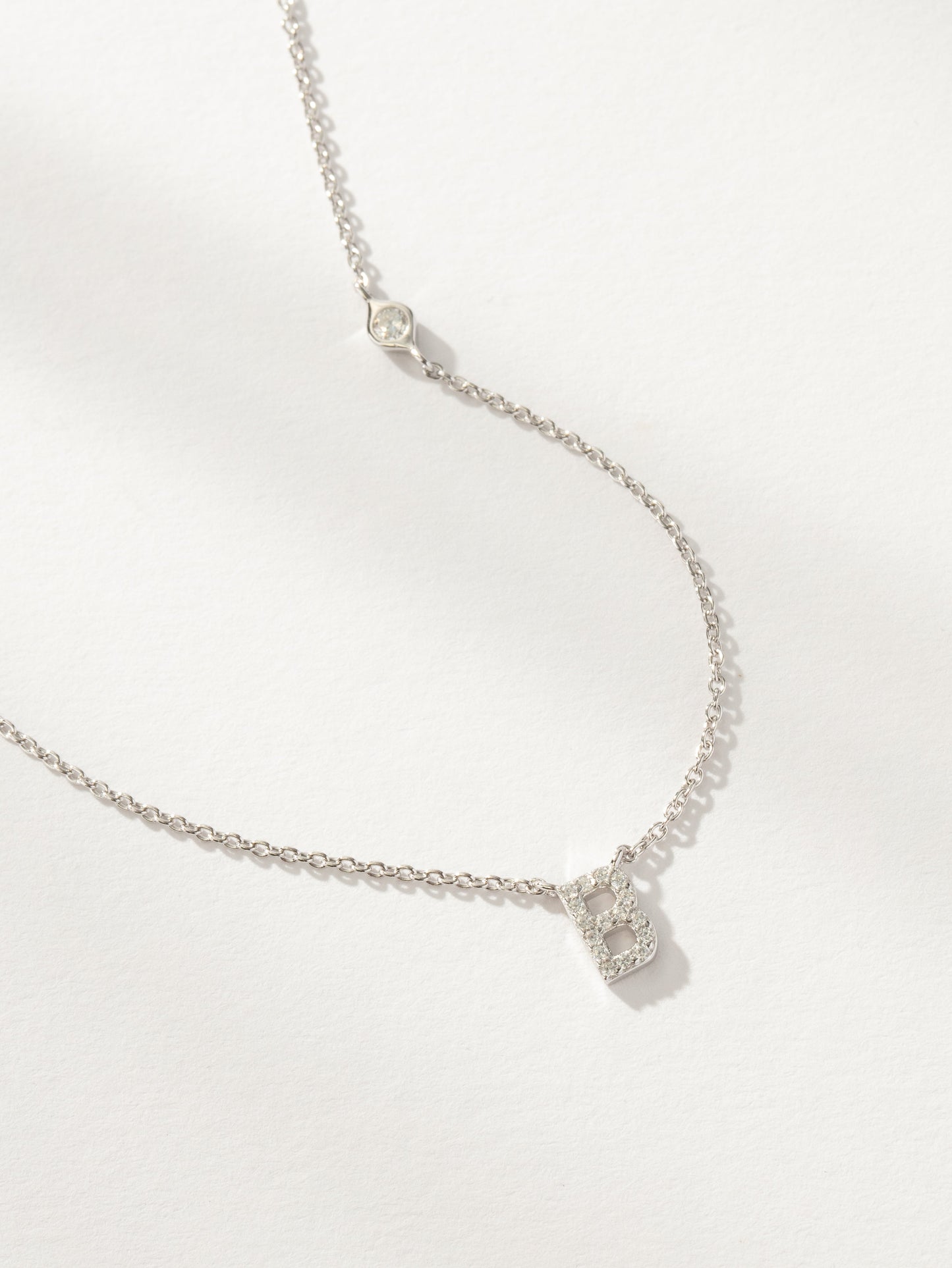 Collier Initiale Pavé