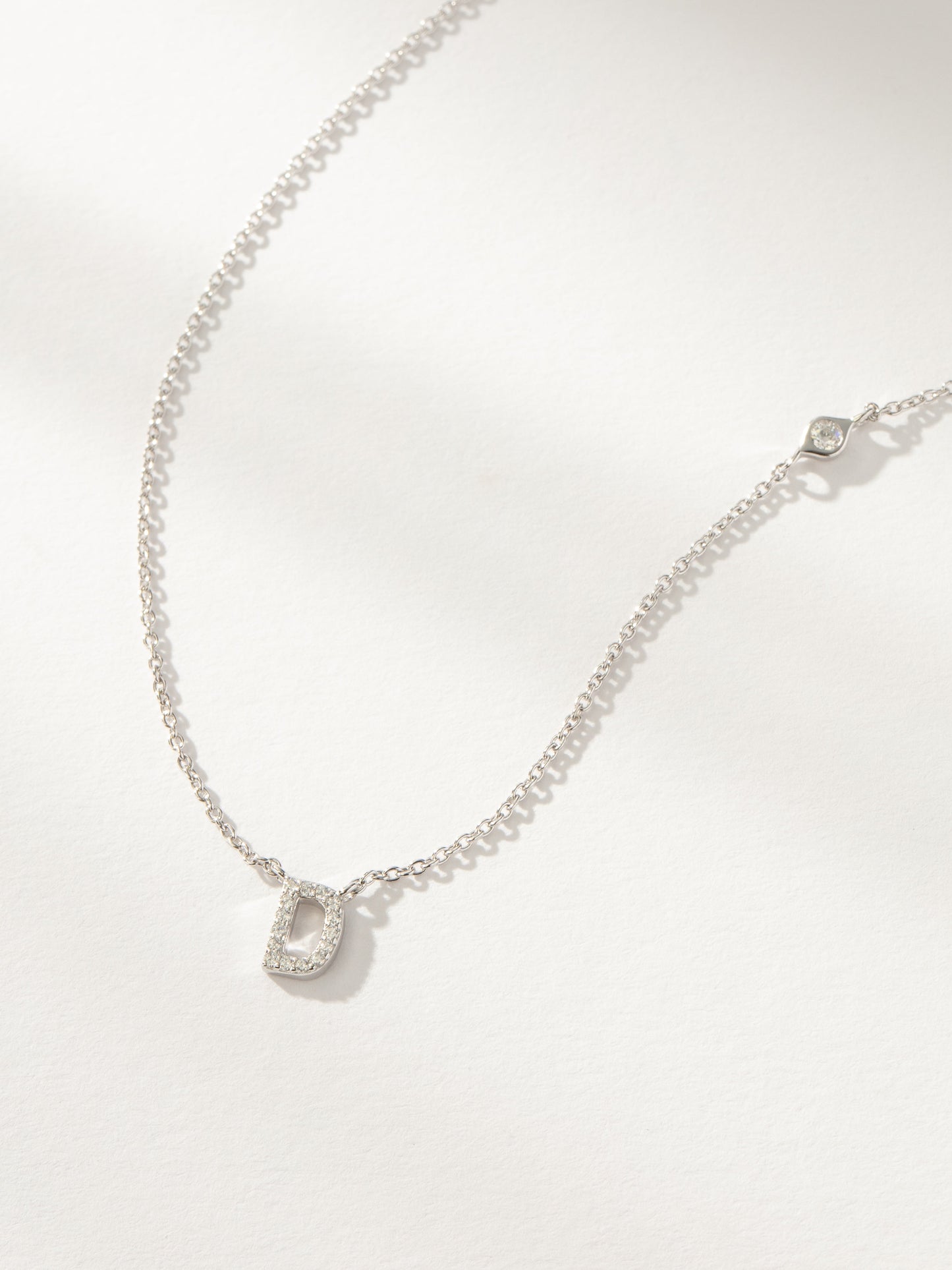 Collier Initiale Pavé