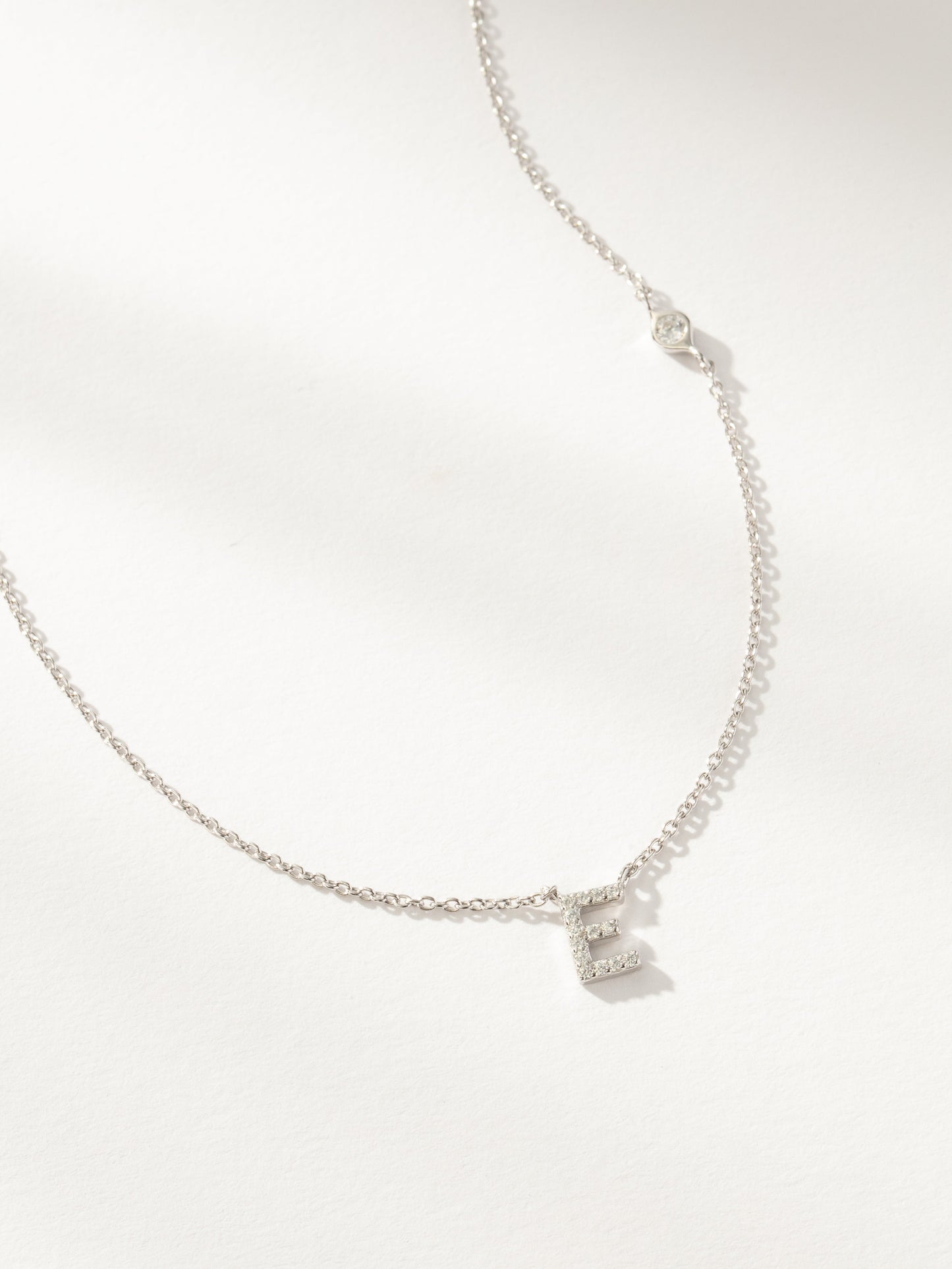 Collier Initiale Pavé
