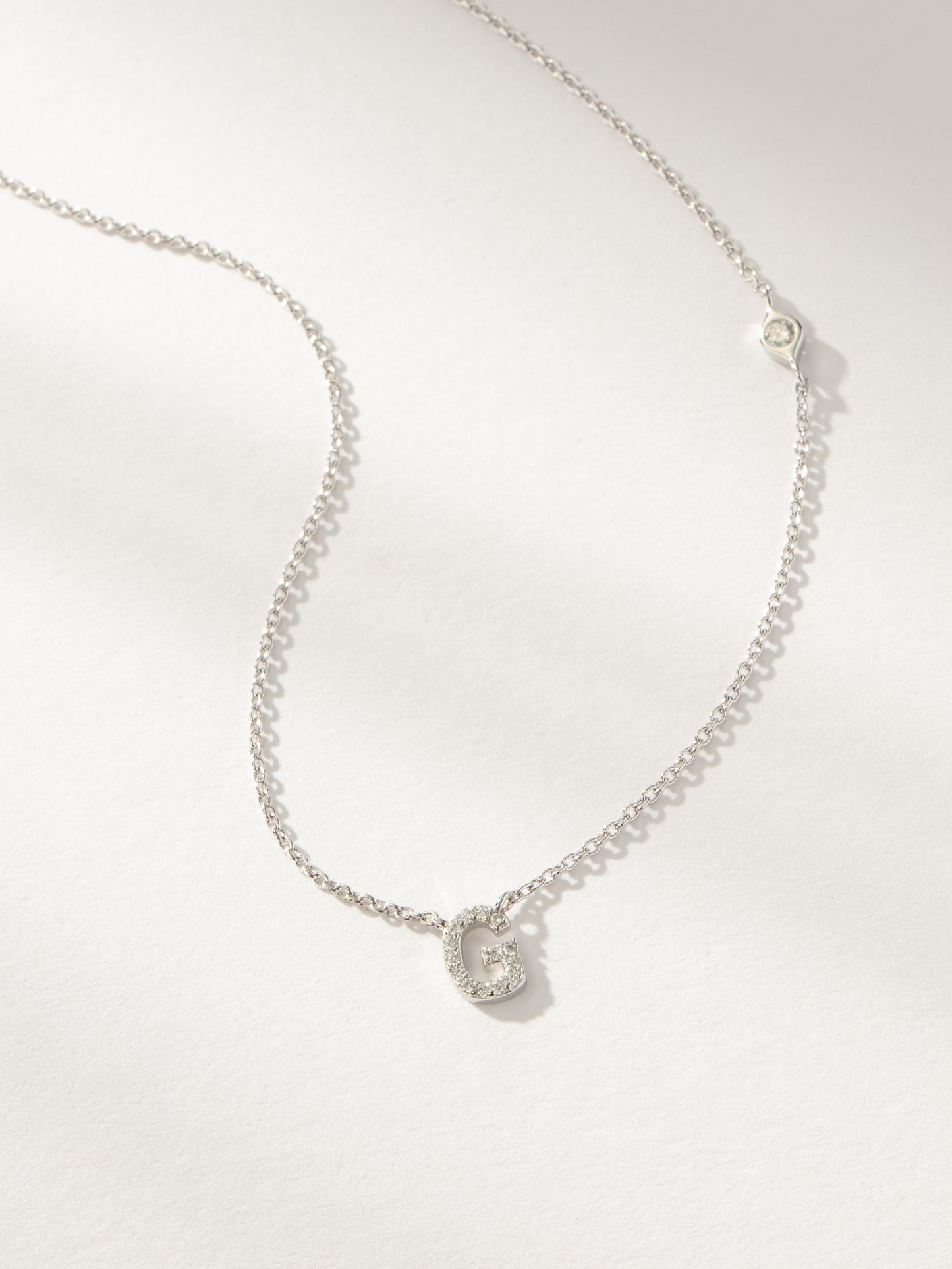 Collier Initiale Pavé