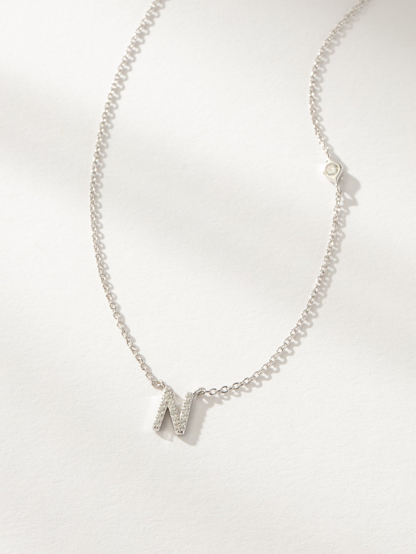 Collier Initiale Pavé