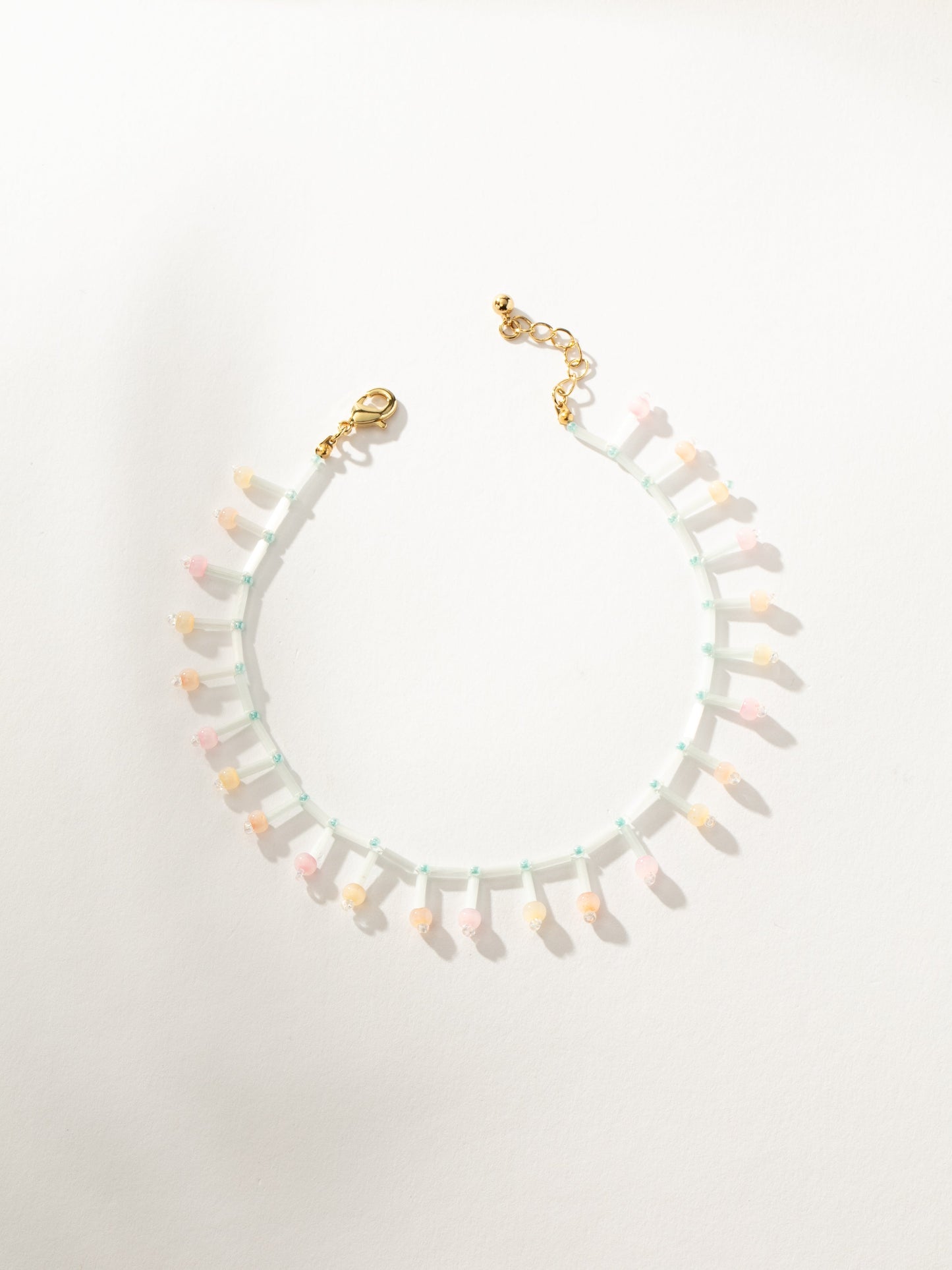 Bracelet de cheville en perles de fond océanique