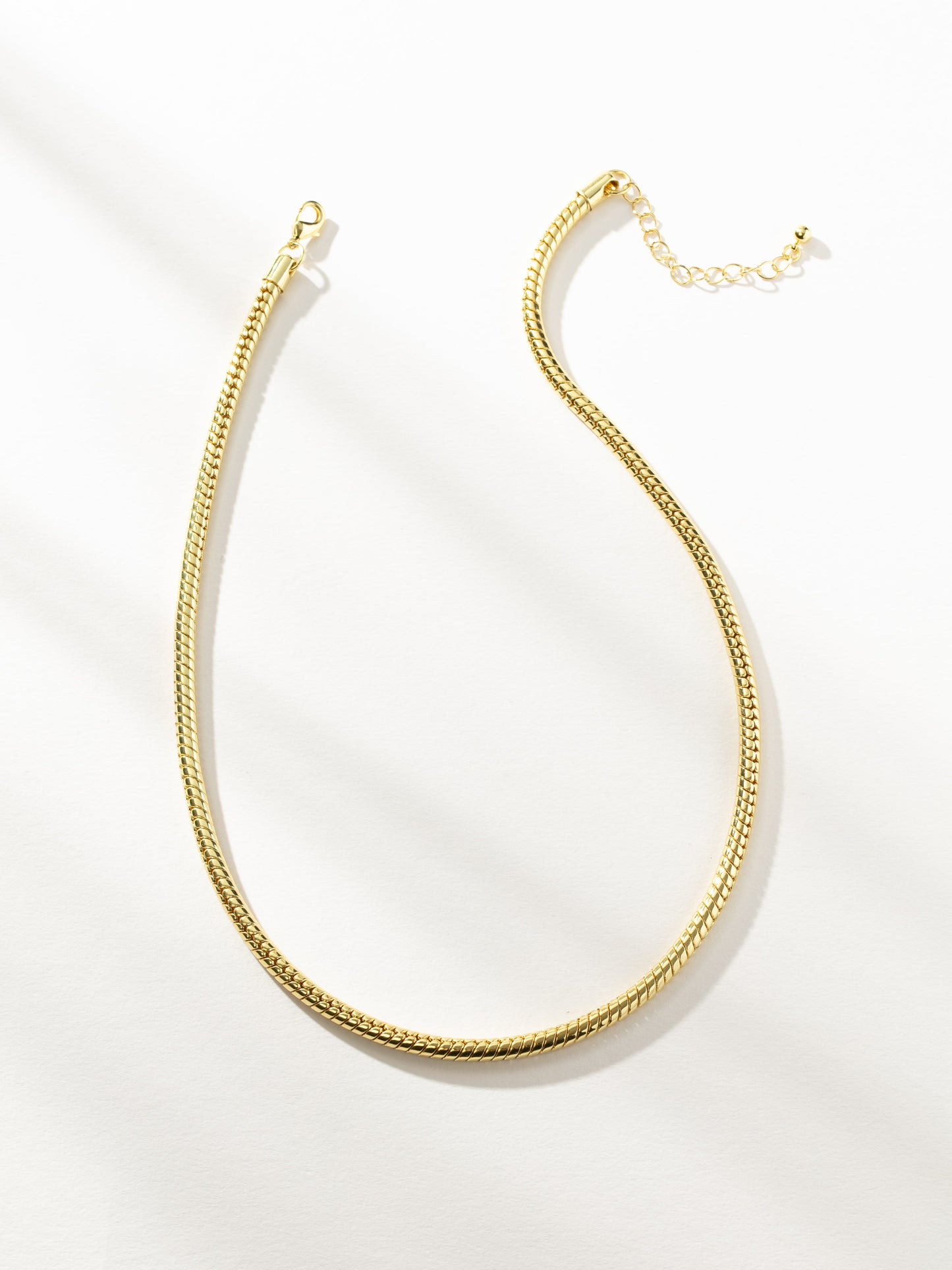 Collier chaîne serpent audacieux