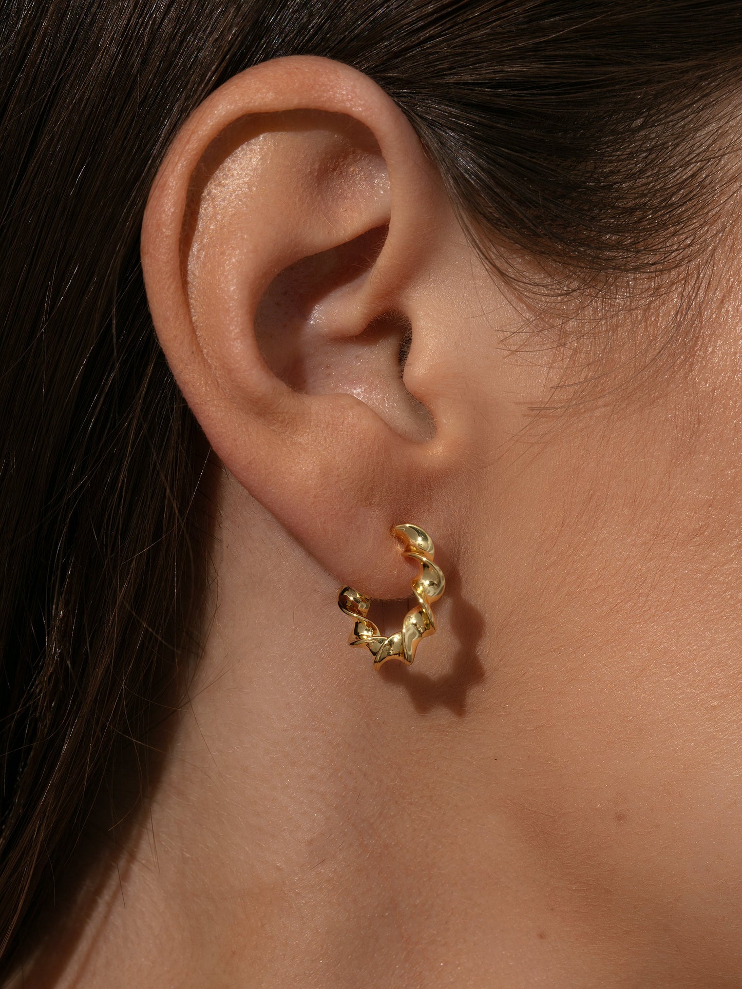 Twist Mini Hoop Earrings