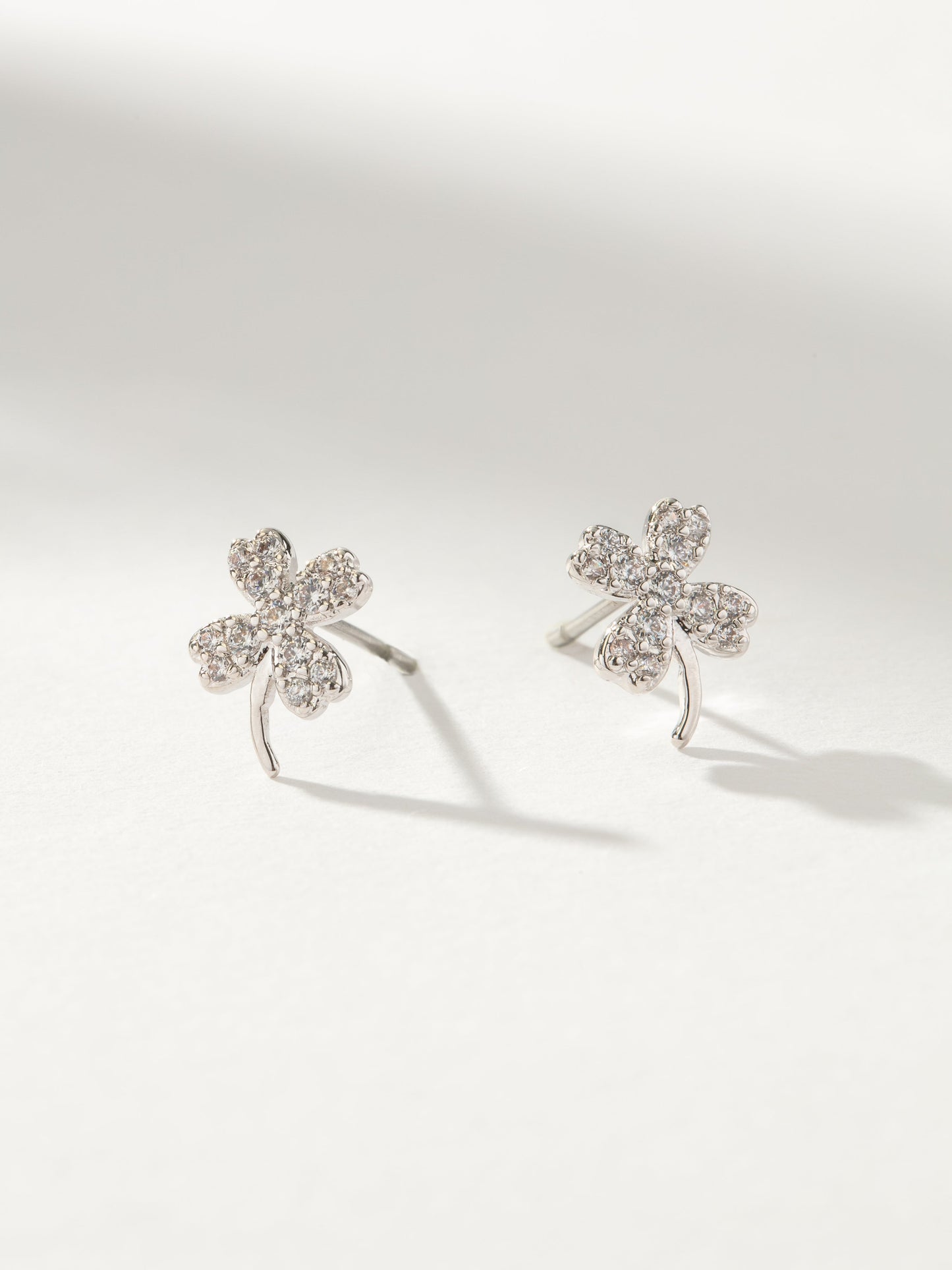 Four Leaf Clover Stud Earrings