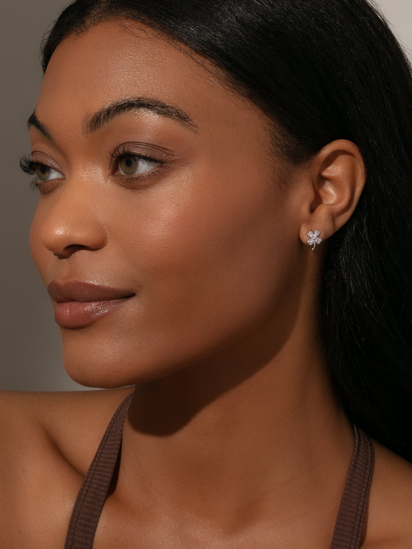 Four Leaf Clover Stud Earrings