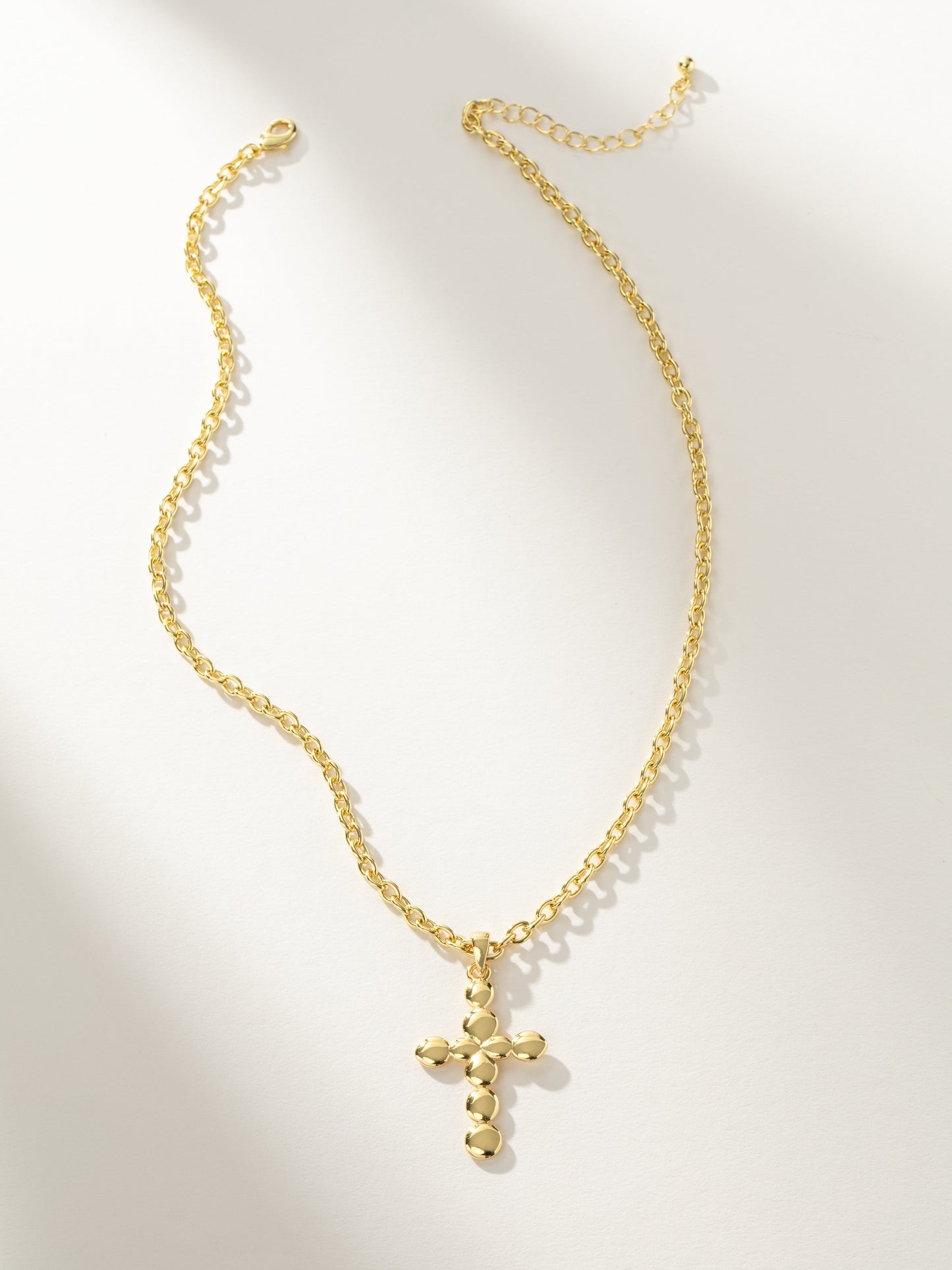 Collier Croix à Bulles