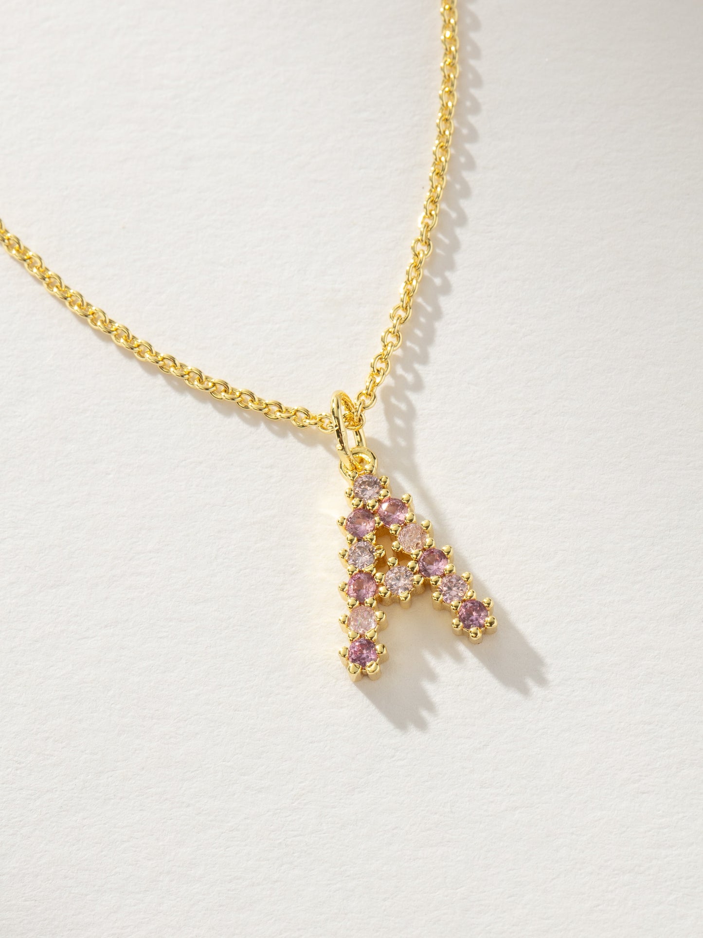 Collier Initiale Pretty In Pink